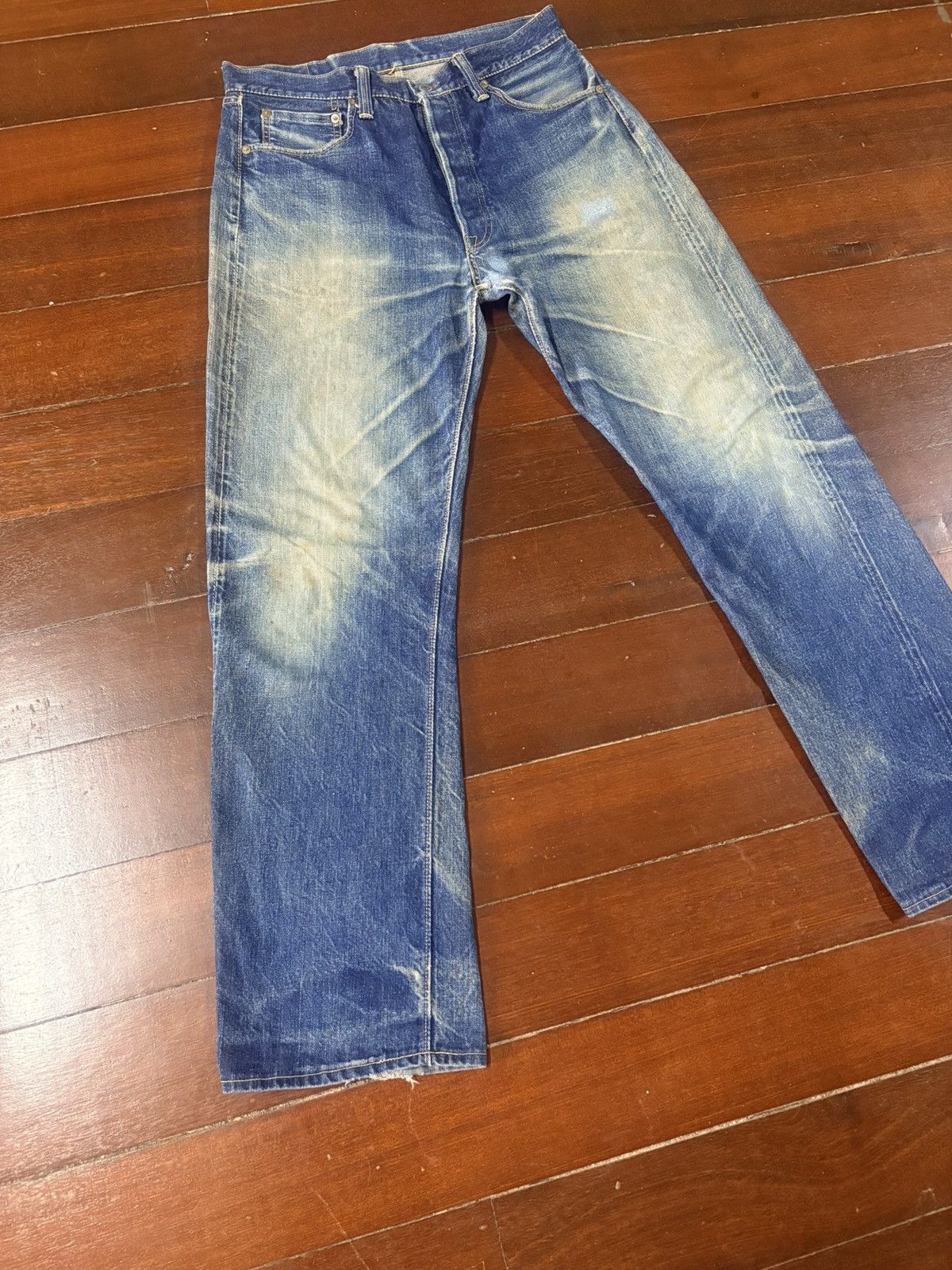 Warehouse & Co. vintage Warehouse 1001 indigo distressed rework selvedge Size US 34 / EU 50 - 3 Thumbnail