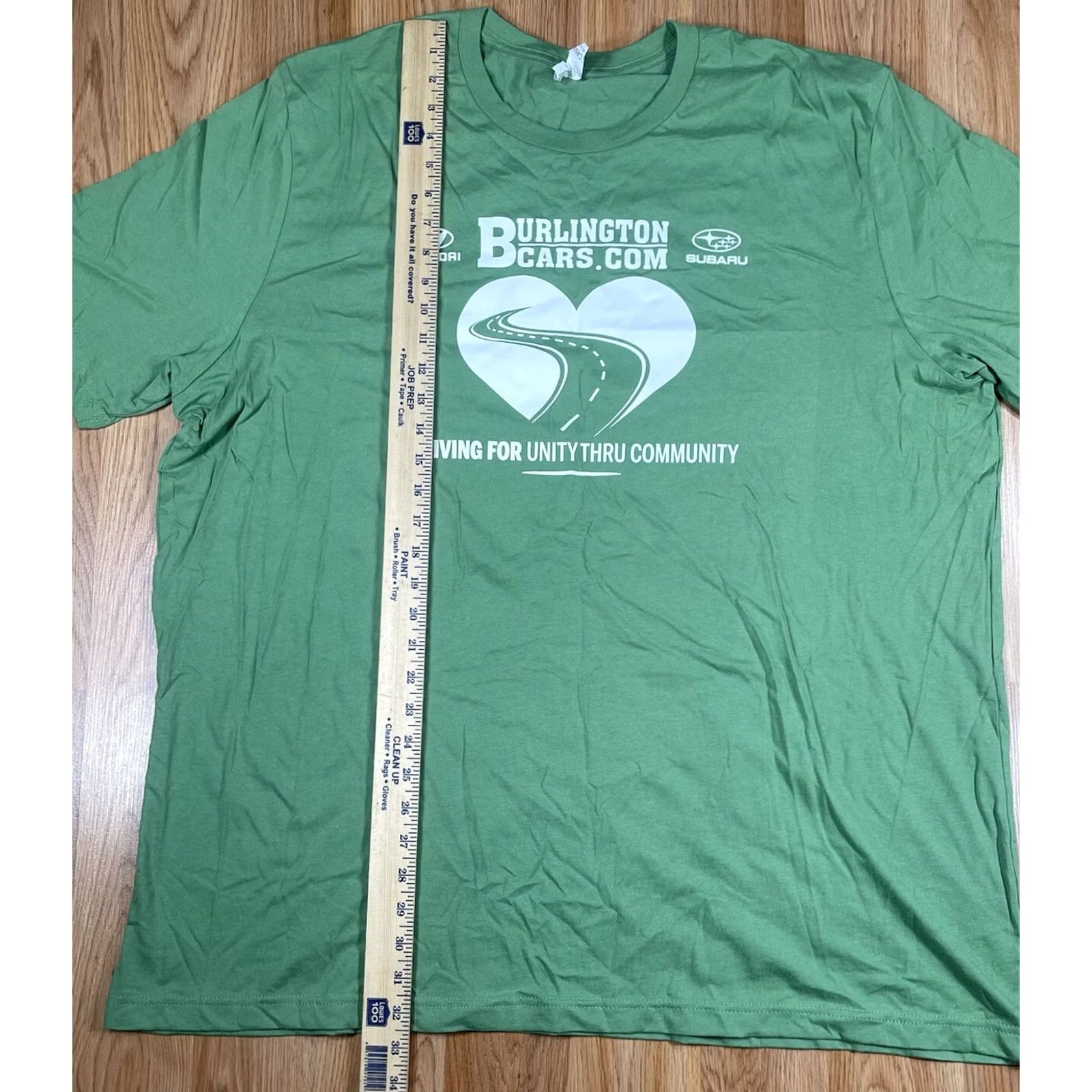 Vintage VINTAGE Canvas T-Shirt Mens 3XL Green Short Sleeve Cotton Bell a + Canvas Burlington Cars.Com Shirt Men Green 3XL Size US XXL / EU 58 / 5 - 3 Thumbnail