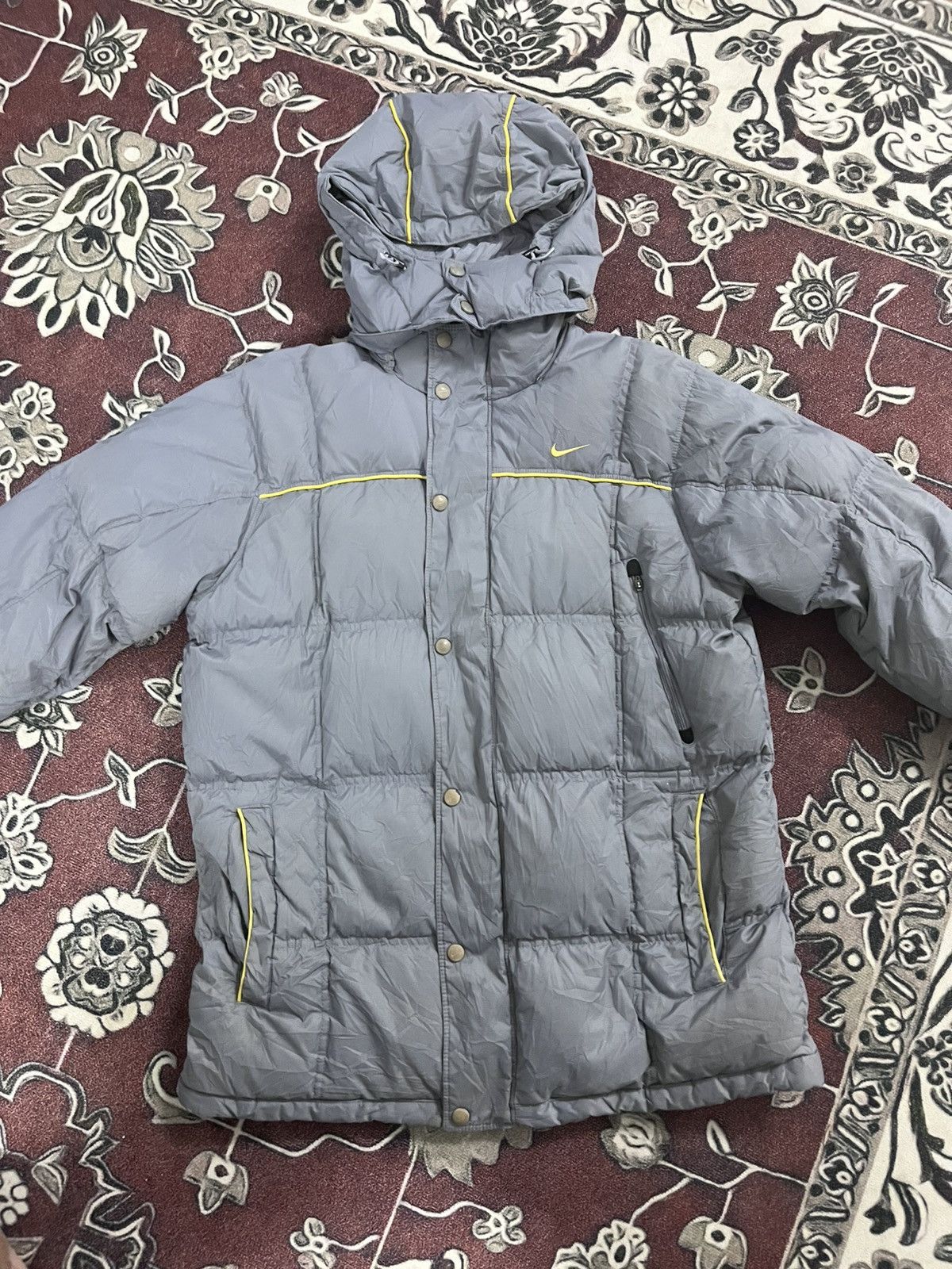 Nike × Vintage Y2K Nike Puffer Jacket Gorpcore Style Size US M / EU 48-50 / 2 - 3 Thumbnail