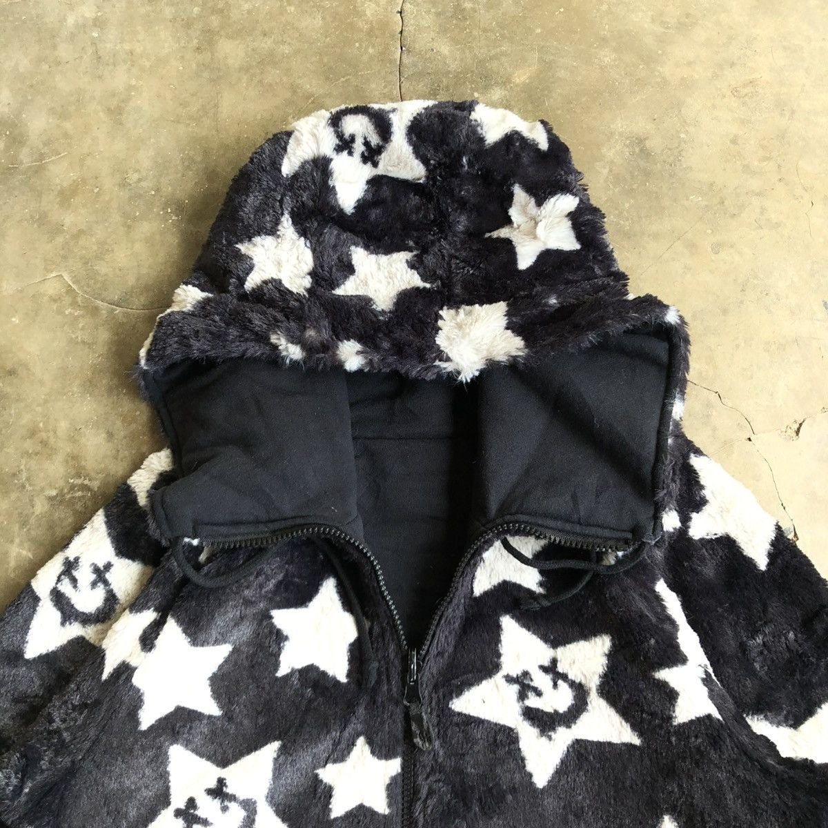 Hysteric Glamour 2000s World Love Smile & Stars Flecee Reversible Zip Lgb Size US M / EU 48-50 / 2 - 10 Thumbnail
