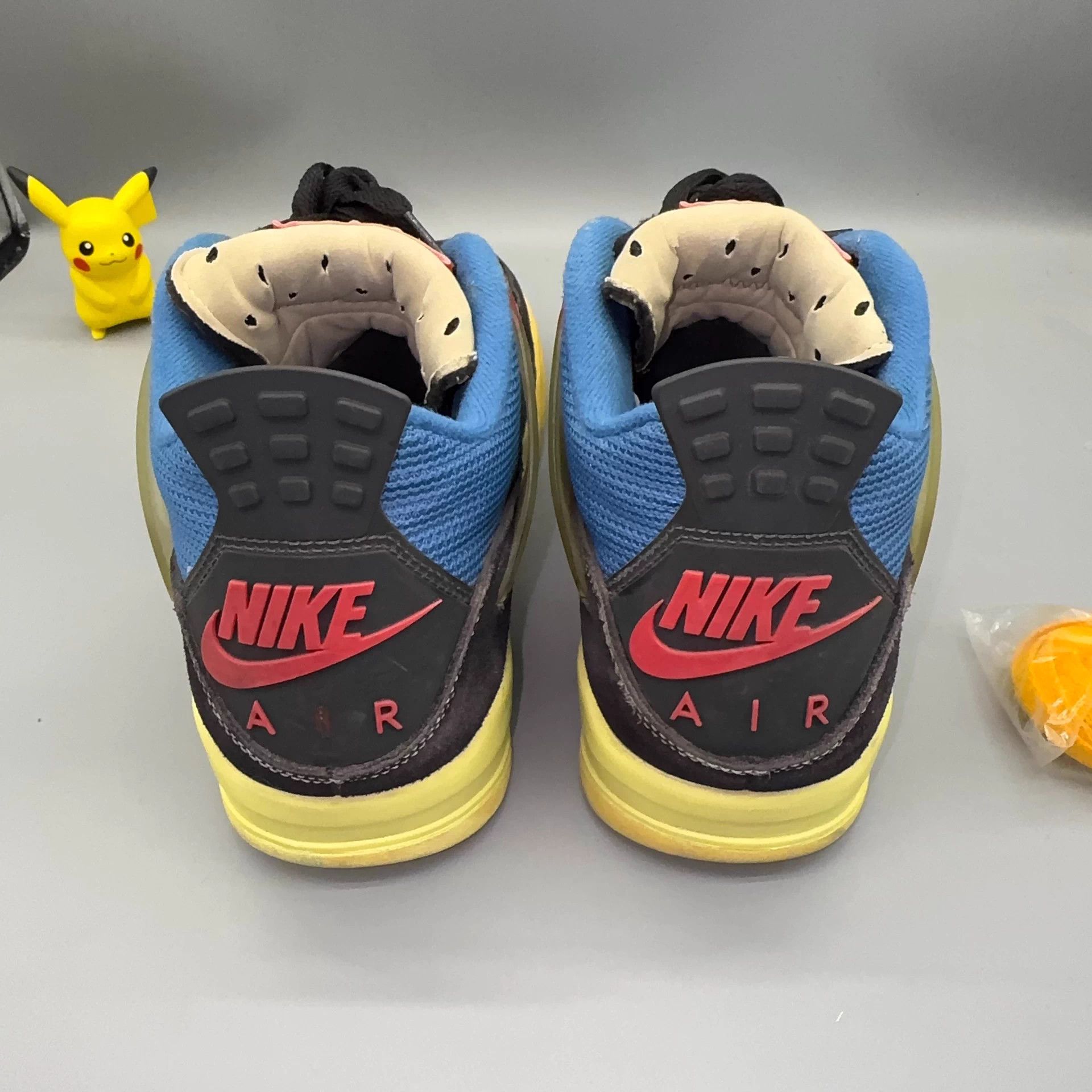 Nike Jordan AJ4 Union Black Blue 43 Size US 10 / EU 43 - 3 Thumbnail