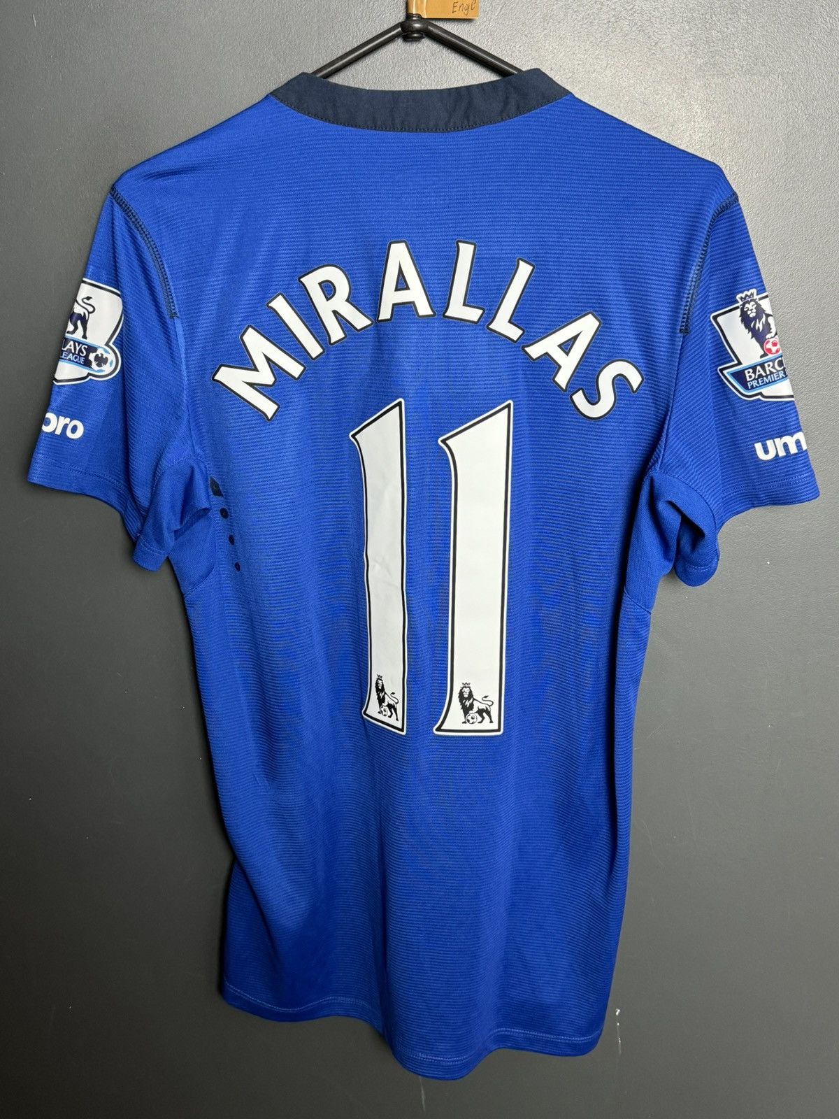 Umbro Everton 14/15 Home Mirallas Football Jersey Size US S / EU 44-46 / 1 - 1 Thumbnail
