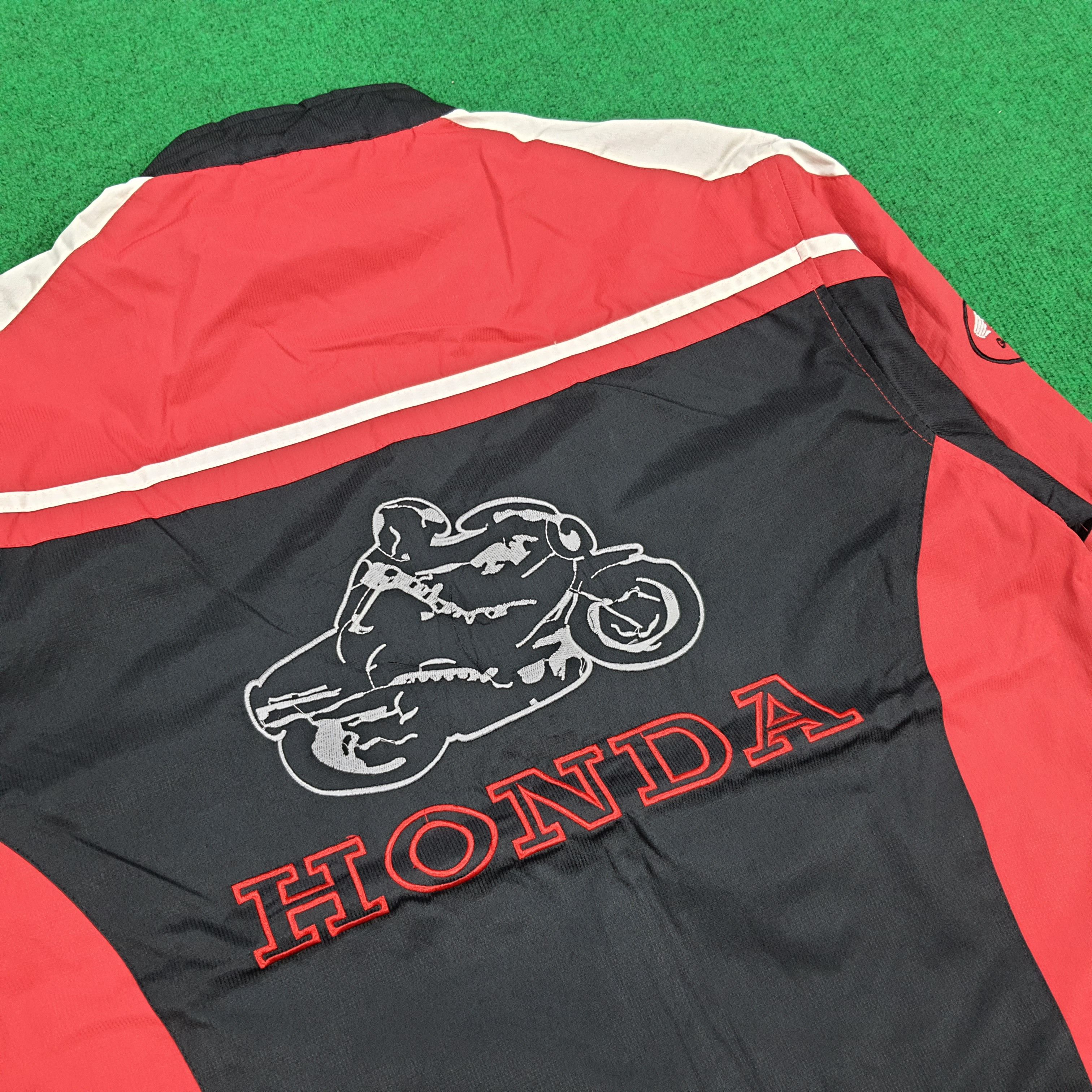 Honda × Vintage Vintage HONDA Japanese Brand Bikers Jacket Size US L / EU 52-54 / 3 - 2 Thumbnail