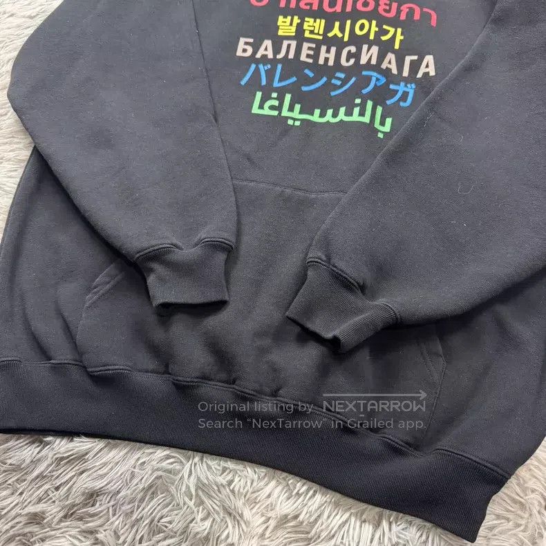Balenciaga Balenciaga Seven Nations Language Hoodie Size US S / EU 44-46 / 1 - 3 Thumbnail