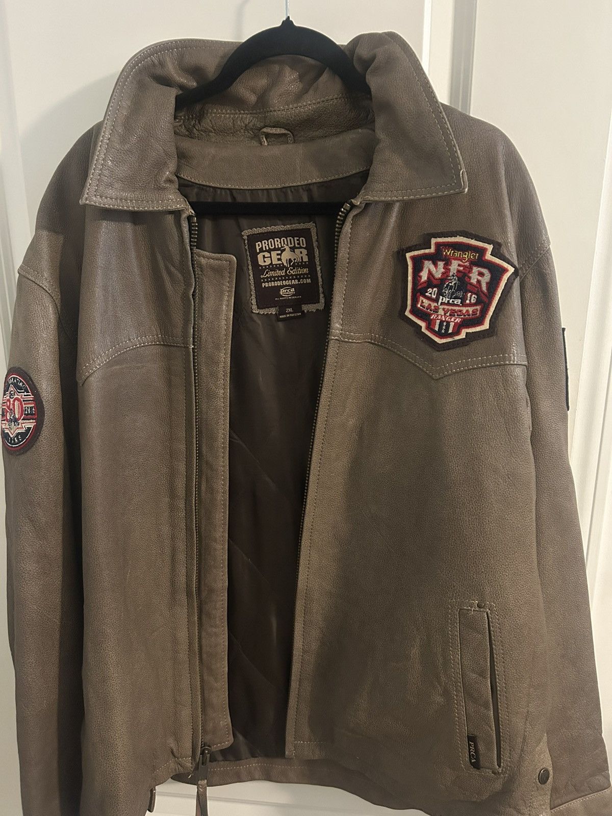 Vintage Vintage Leather Jacket Size US XXL / EU 58 / 5 - 1 Thumbnail