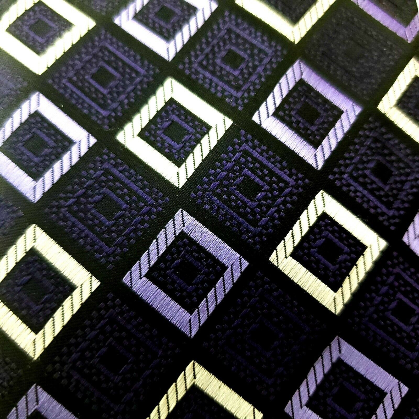 Alexander Julian Alexander Julian Colours Purple Polyester Tie Woven Classic Size ONE SIZE - 2 Thumbnail