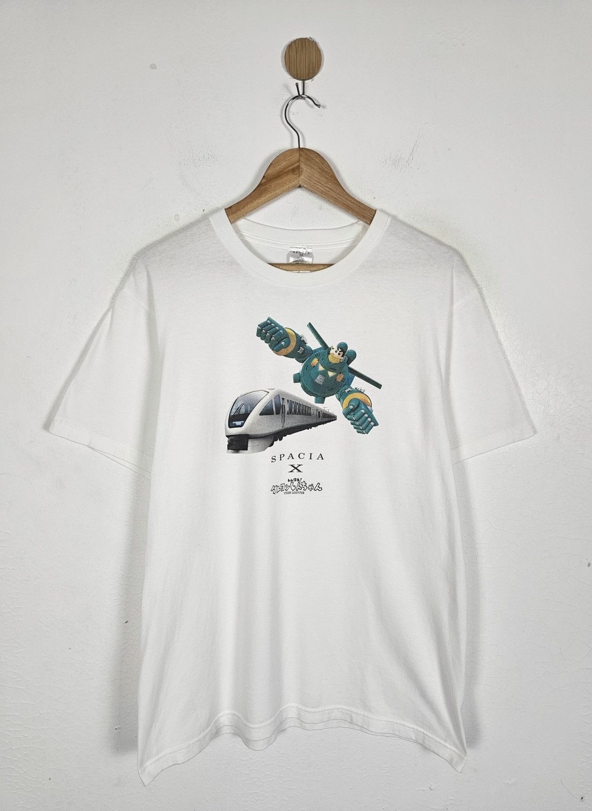Anime Vintage Crayon Shin Chan Spacia X movie tv show shirt Size US L / EU 52-54 / 3 - 1 Thumbnail