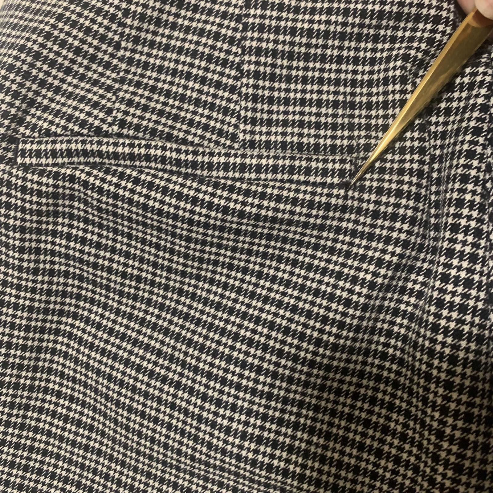 Other LOFT Women's Checkered Dress Pants Size 8 Curvy Skinny Size 30" / US 8 / IT 44 - 3 Thumbnail