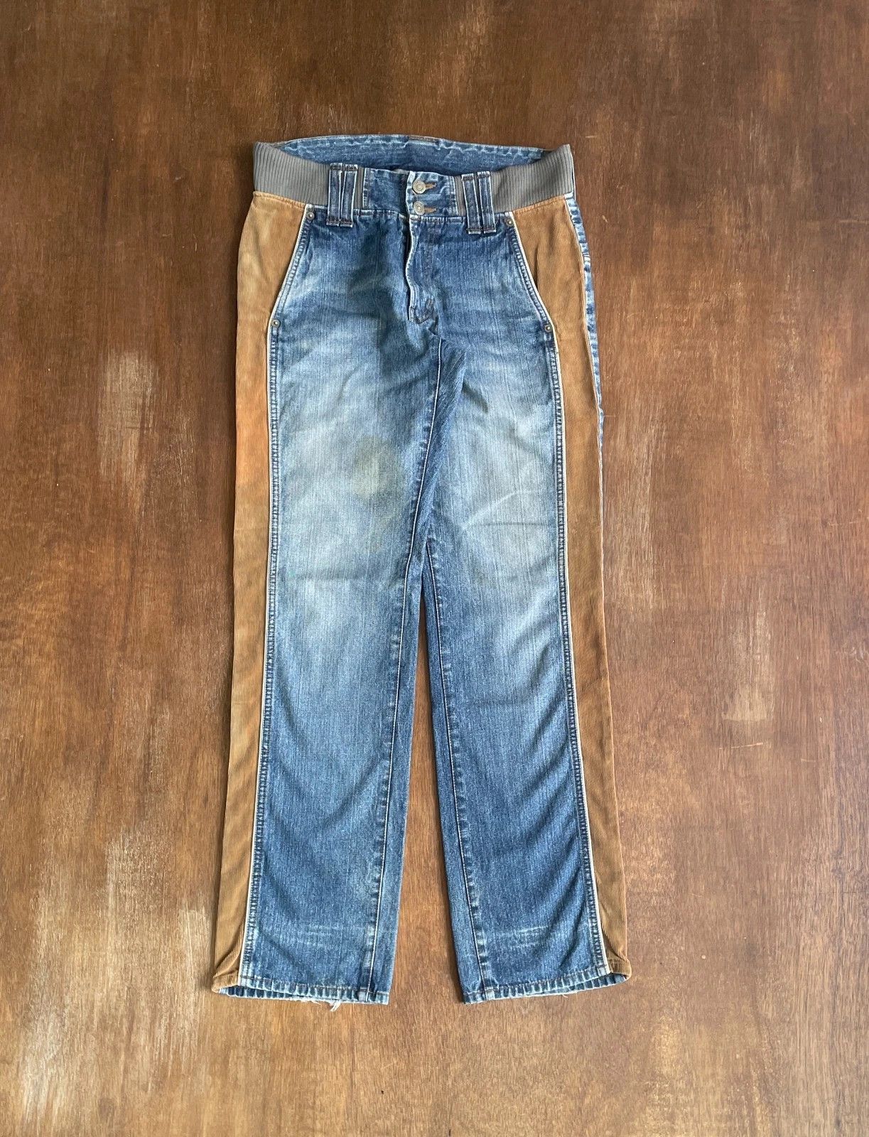 PPFM PPFM Patch Washed Denim Y2K Size US 33 - 1 Thumbnail