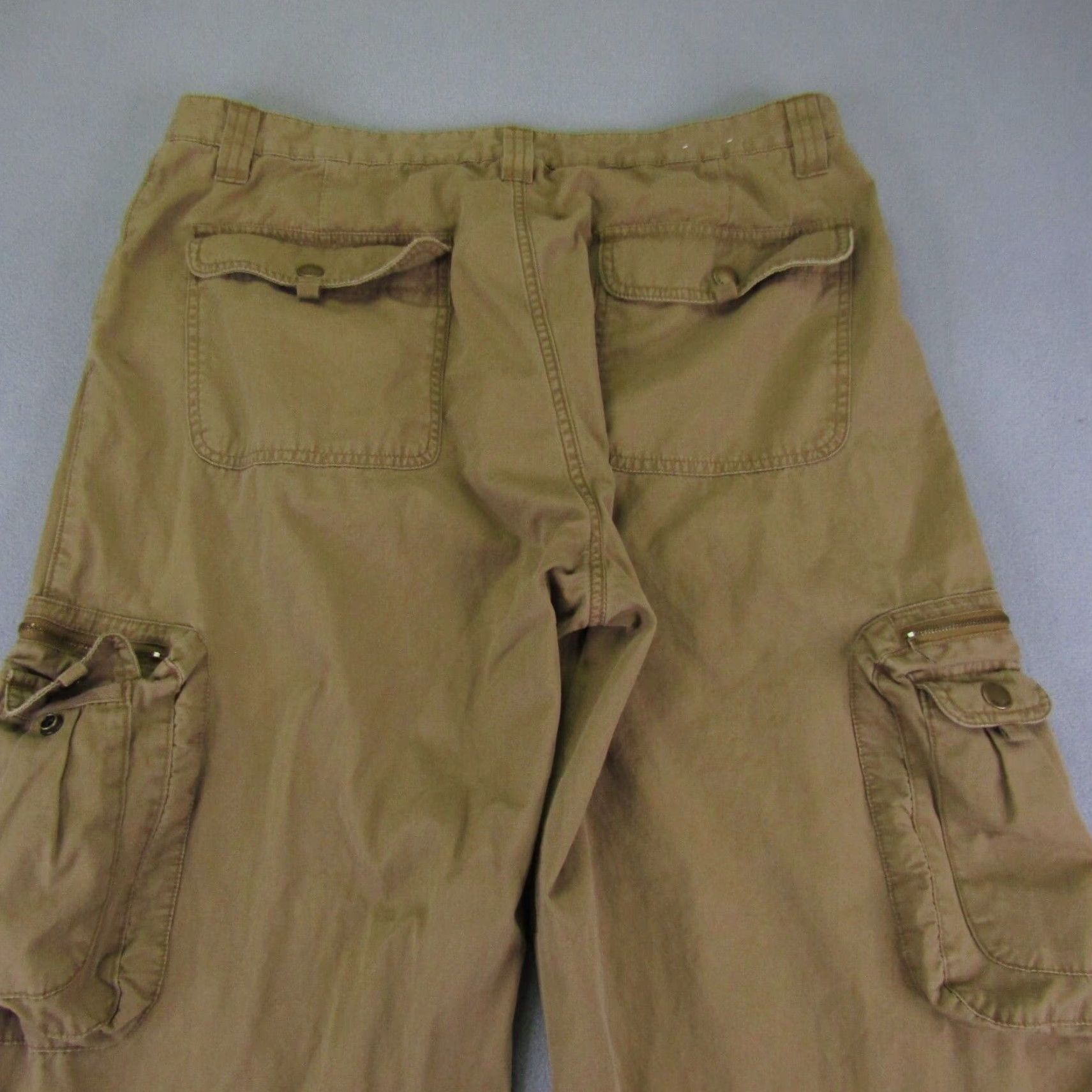 Anchor Blue VINTAGE Anchor Blue Cargo Pants Mens 38x30 Brown Baggy Grunge Wide-Leg Y2K Size US 37 - 6 Thumbnail