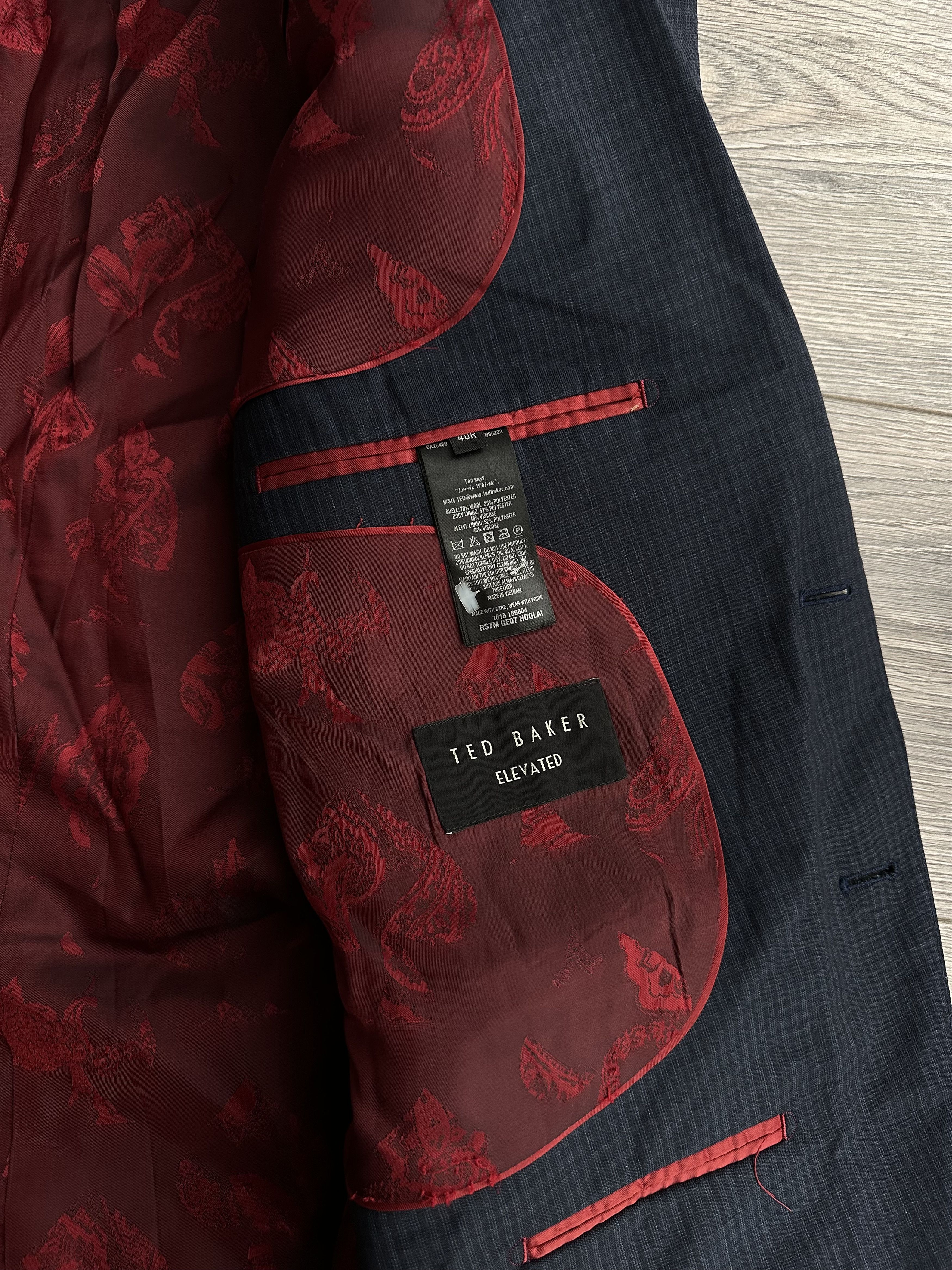 Ted Baker Ted Baker Suit Size 40R - 5 Thumbnail
