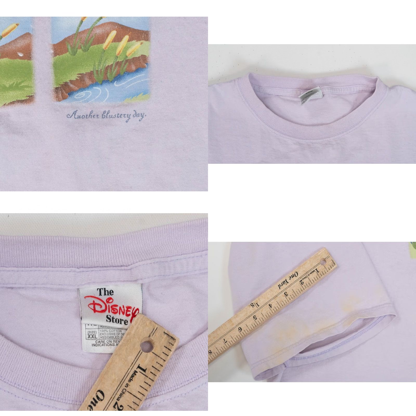 Disney VINTAGE Disney Winnie The Pooh Eeyore T-Shirt Men 2XL Walt Disney Cartoon USA Shirt 2XL Purple Size US XXL / EU 58 / 5 - 8 Thumbnail