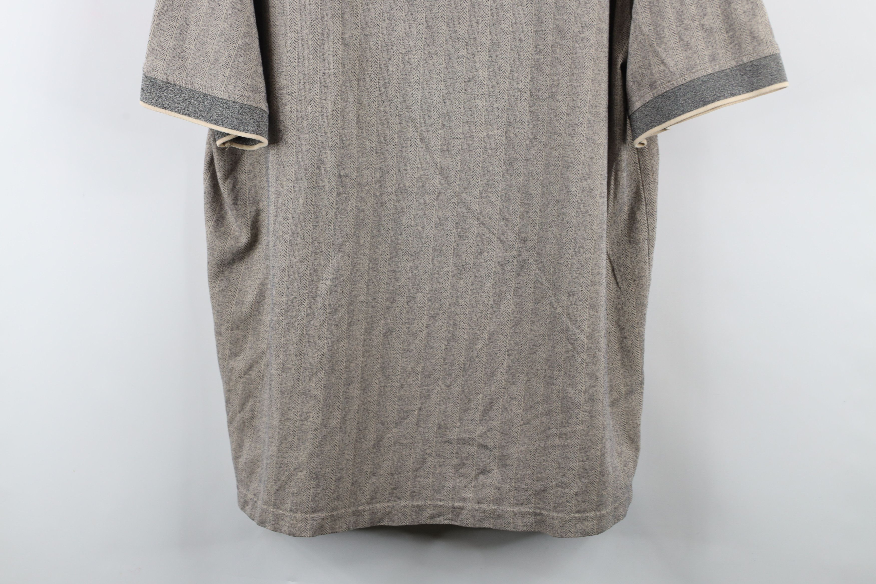 Vintage Vintage 90s Streetwear Herringbone Collared Polo Shirt Size US XL / EU 56 / 4 - 3 Thumbnail