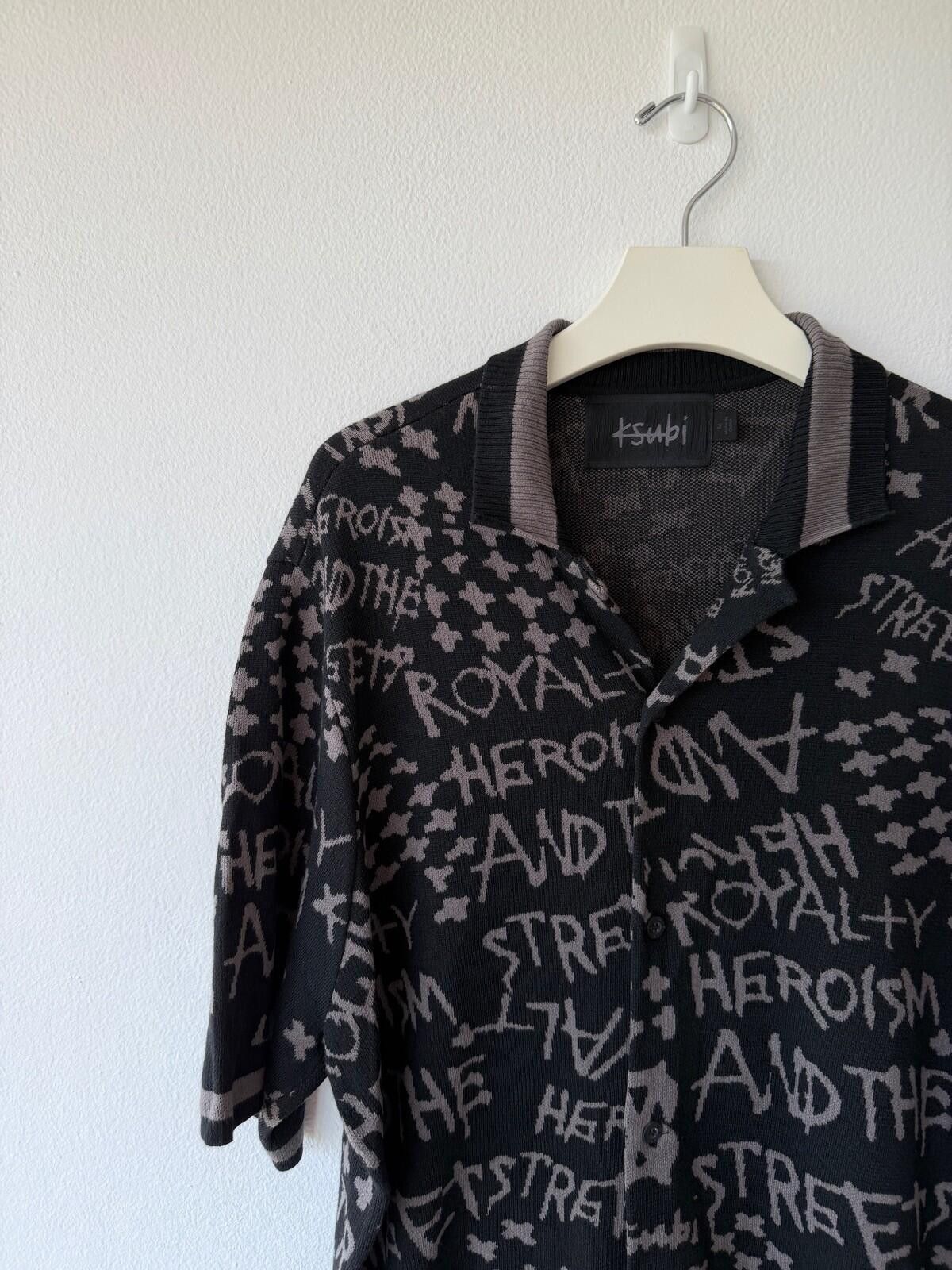 Ksubi new ksubi medium short sleeve heroism knit shirt black Size US M / EU 48-50 / 2 - 1 Thumbnail