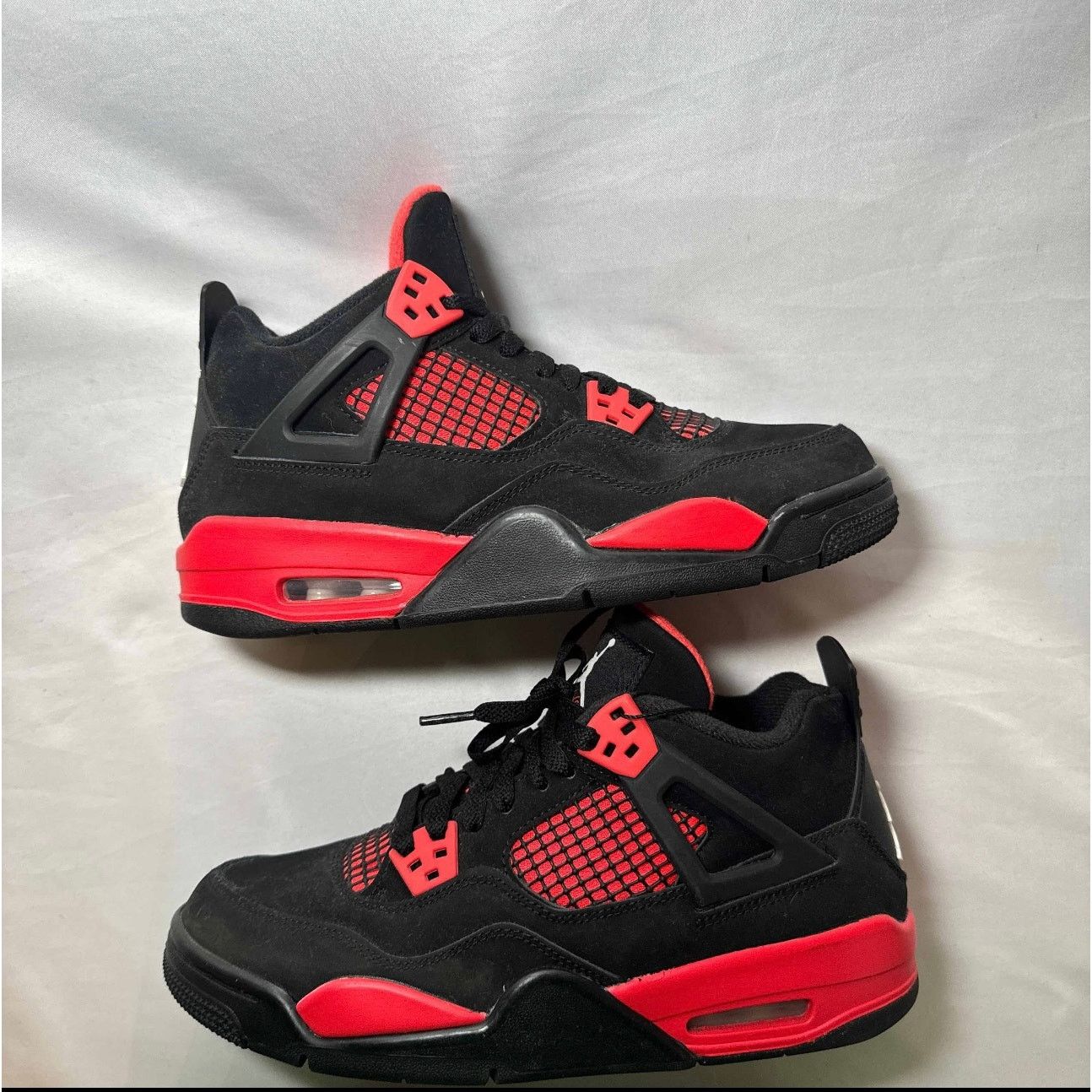 Jordan Brand × Nike Size 6.5 Nike Air Jordan 4 Retro GS Red Thunder Men's Shoes Size US 6.5 / EU 39-40 - 2 Thumbnail