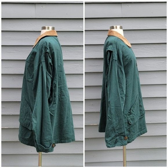 Vintage Vintage 90s y2k Faded Glory Forest Green Plaid Lined Chore W Size L / US 10 / IT 46 - 4 Thumbnail