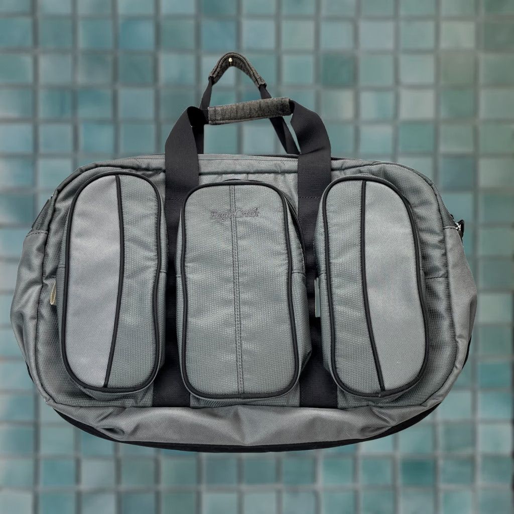 Vintage VINTAGE Eagle Creek Bag Men Gray Laptop Pocket Zipper Double Handles Shoulder Bag | Travel Outdoor Pockets Size ONE SIZE - 1 Thumbnail