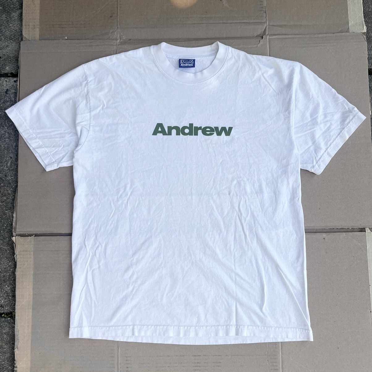 Andrew Andrew Shop Logo Tee Size US XL / EU 56 / 4 - 1 Thumbnail