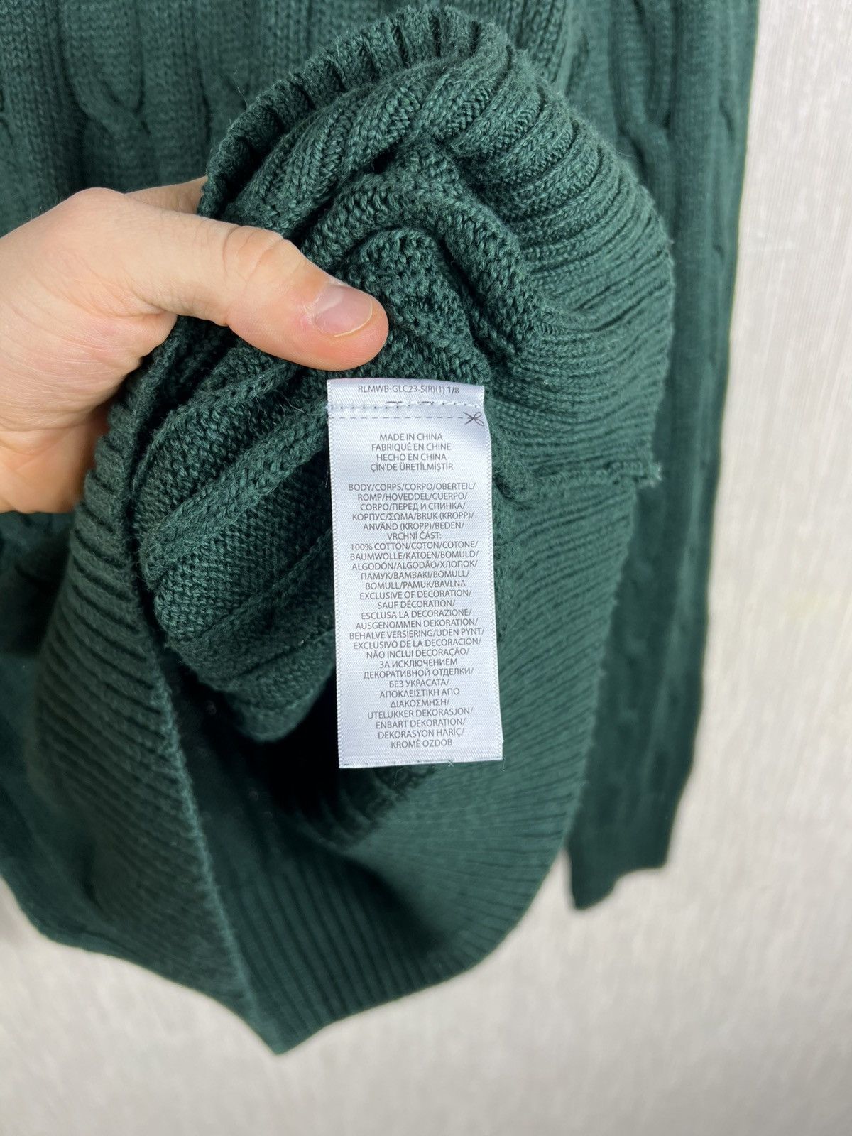 Polo Ralph Lauren Polo Ralph Lauren cable knit cotton old money sweater braid Size US S / EU 44-46 / 1 - 17 Thumbnail