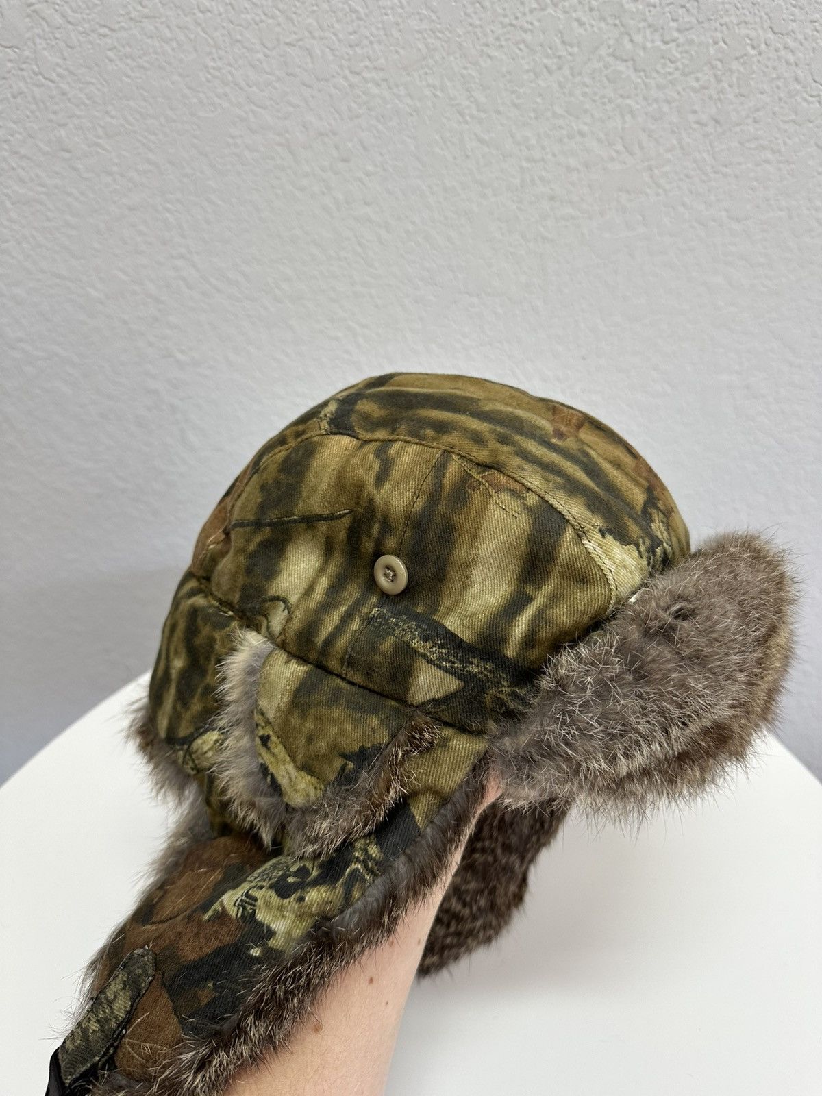 Vintage Vintage Real Fur Ushanka Real Tree Avantgarde Trapper Hat Size ONE SIZE - 8 Thumbnail
