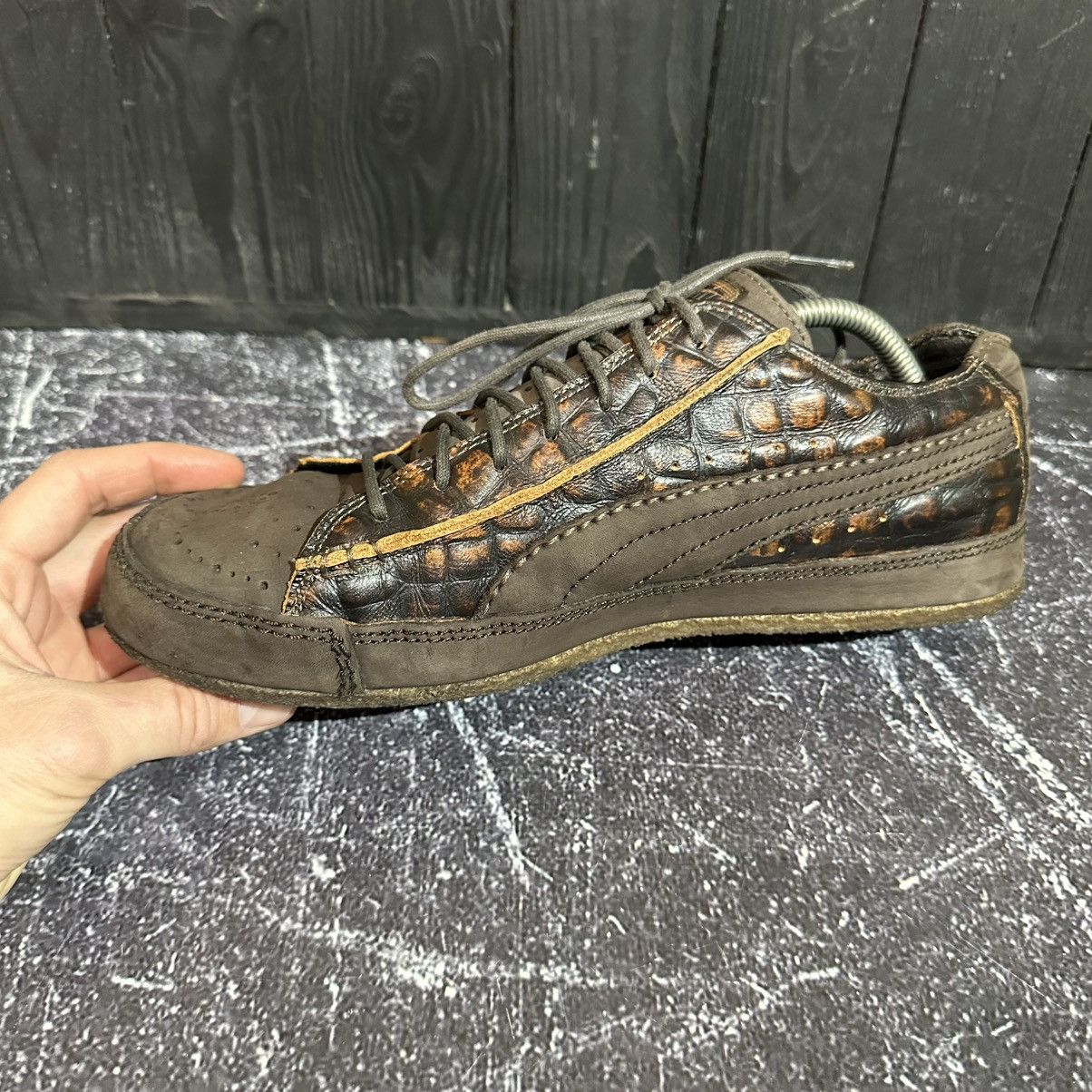 Puma Vintage Puma Crocodile Patterned Leather Sneakers 10us43eu28 Size US 10 / EU 43 - 9 Thumbnail