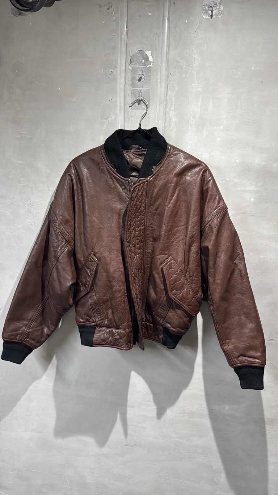 Issey Miyake vintage leather bomber jacket issey miyake durban intermezzo Size US M / EU 48-50 / 2 - 16 Thumbnail