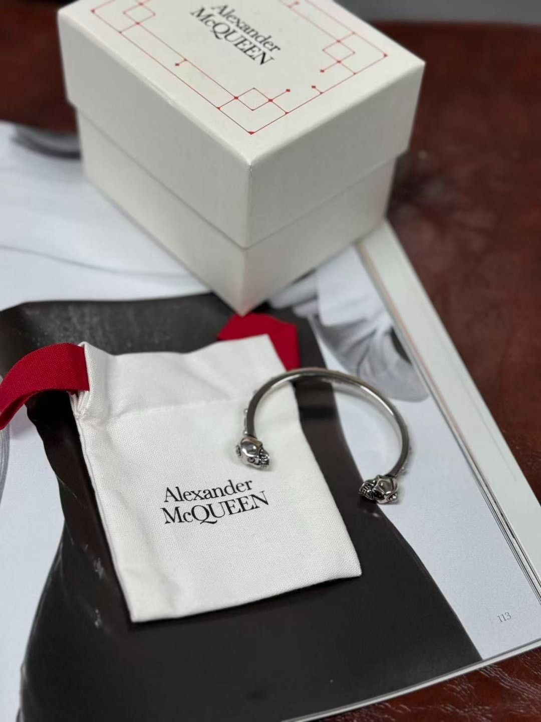 Alexander McQueen Alexander McQueen Classic Skull Bracelet Size ONE SIZE - 1 Thumbnail