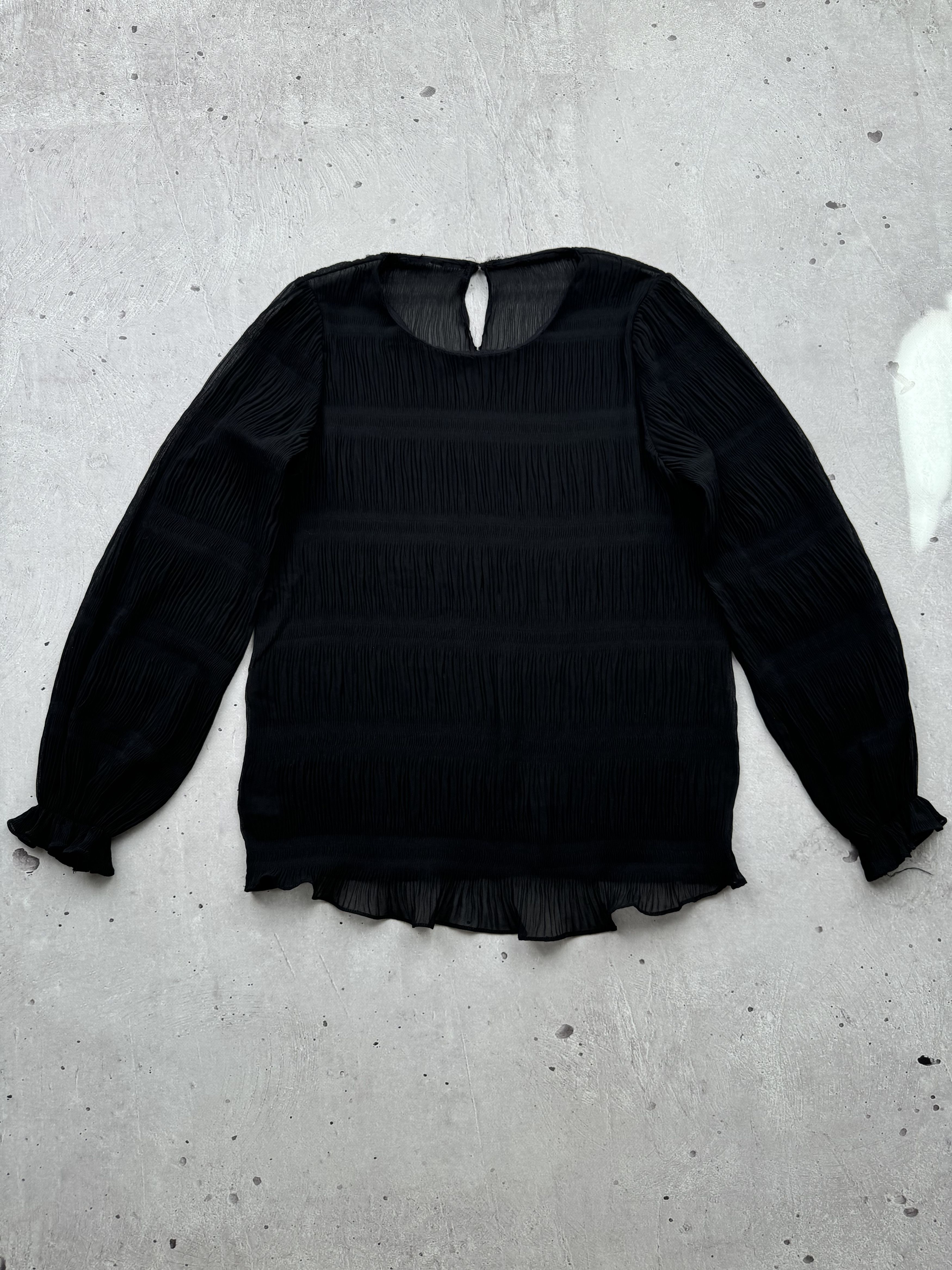 Japanese Brand × Vintage Vintage Plisse Blouse Issey Style Size M / US 6-8 / IT 42-44 - 1 Thumbnail