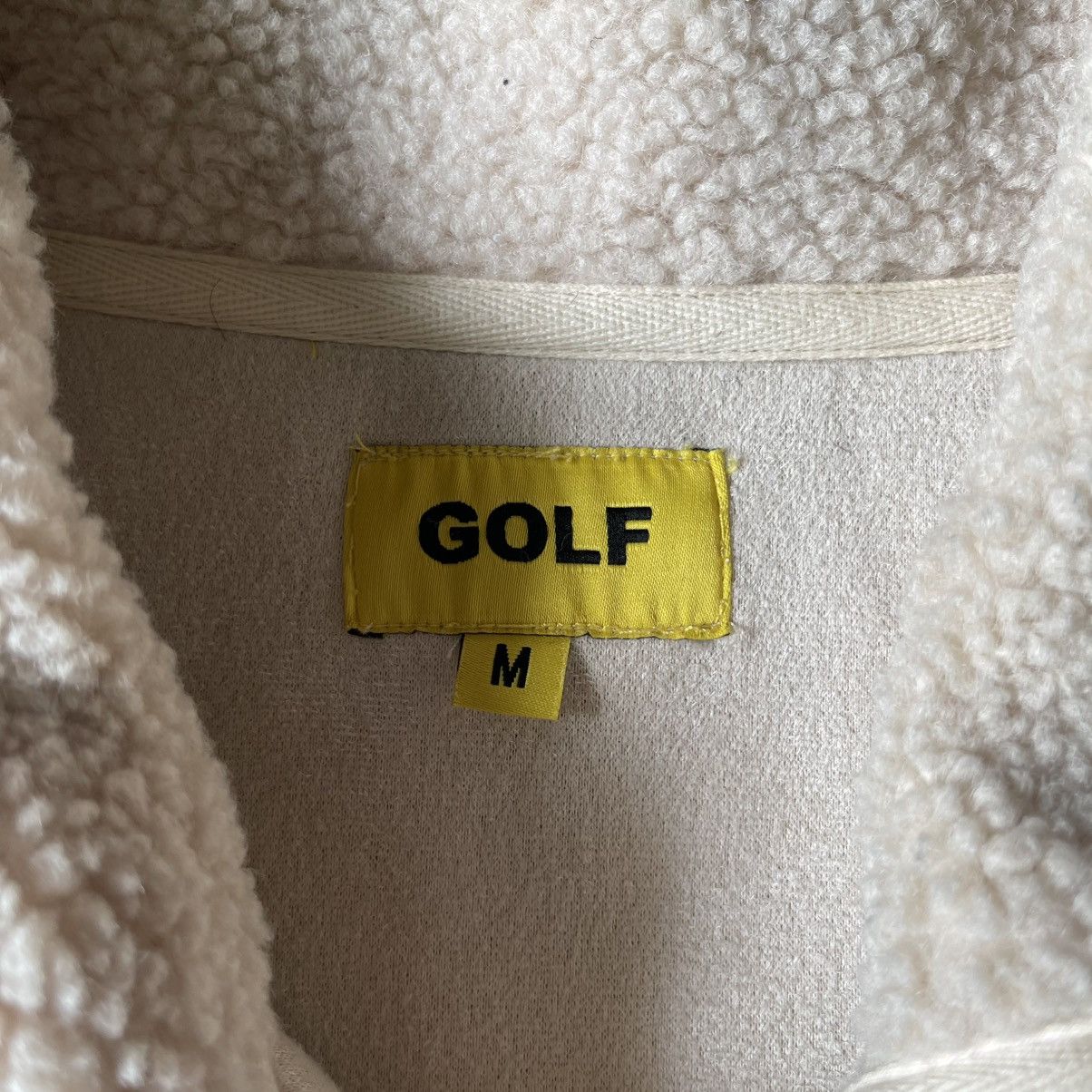 Golf Wang Purple and beige sherpa jacket Size US M / EU 48-50 / 2 - 3 Thumbnail
