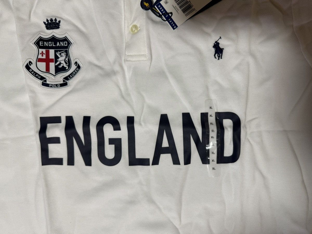 Polo Ralph Lauren Polo Ralph Lauren Classic Fit Mesh Team England Polo Sz XL Size US XL / EU 56 / 4 - 2 Thumbnail