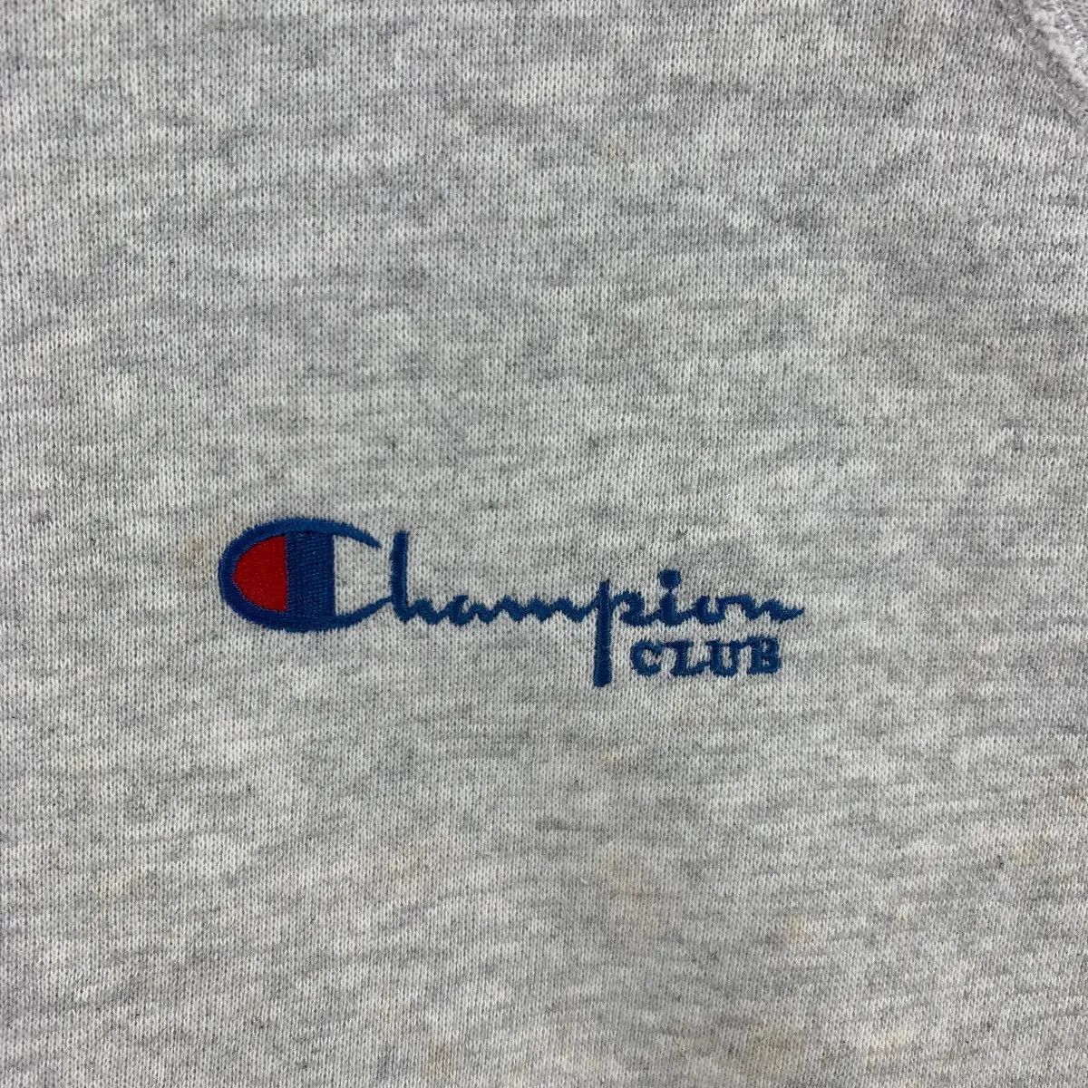 Champion Vintage 90’ CHAMPION CLUB Script Logo Beige Crewneck Size L / US 10 / IT 46 - 2 Thumbnail