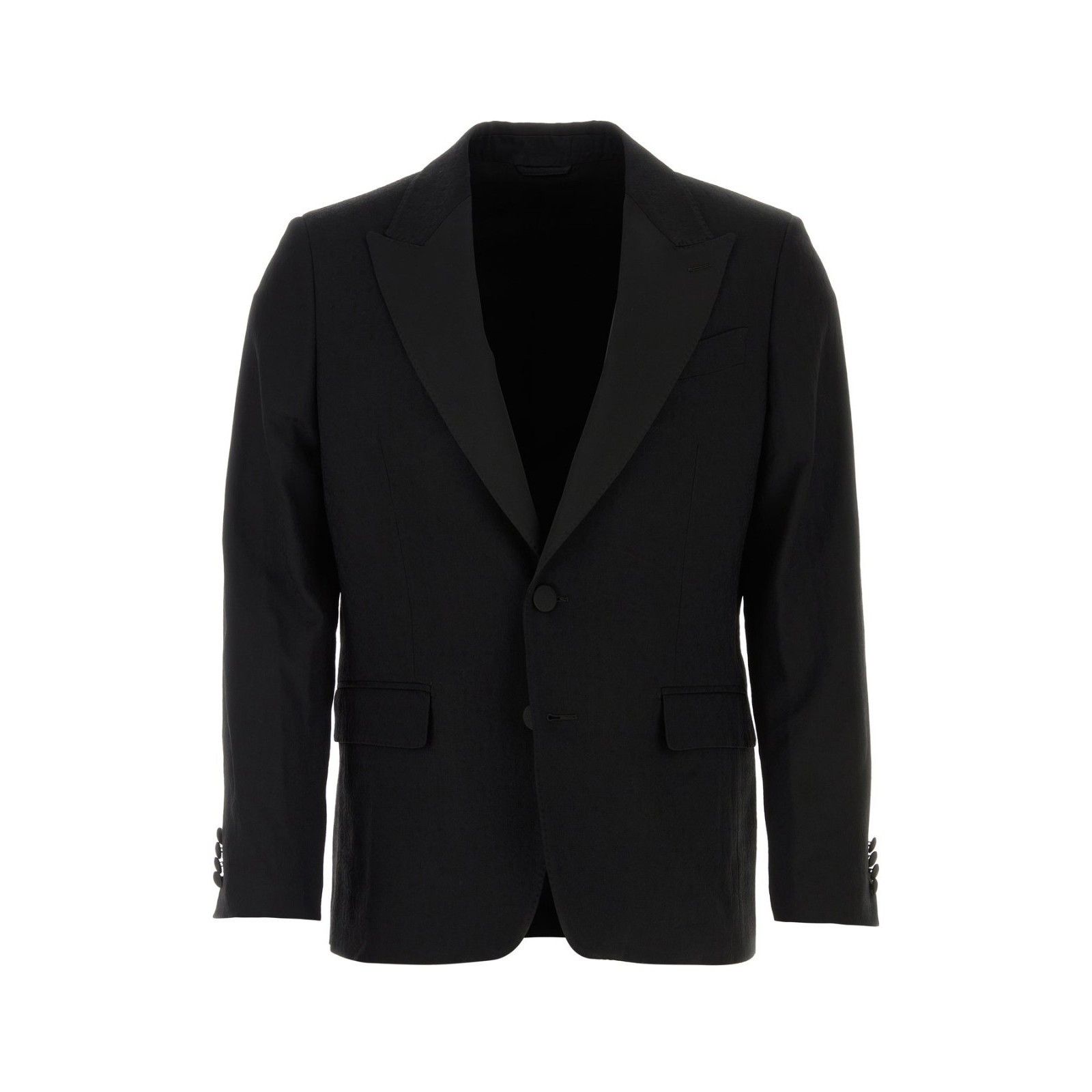 Etro ETRO Black Stretch Wool Blazer New & Authentic (Men's size:L Size US L / EU 52-54 / 3 - 1 Thumbnail