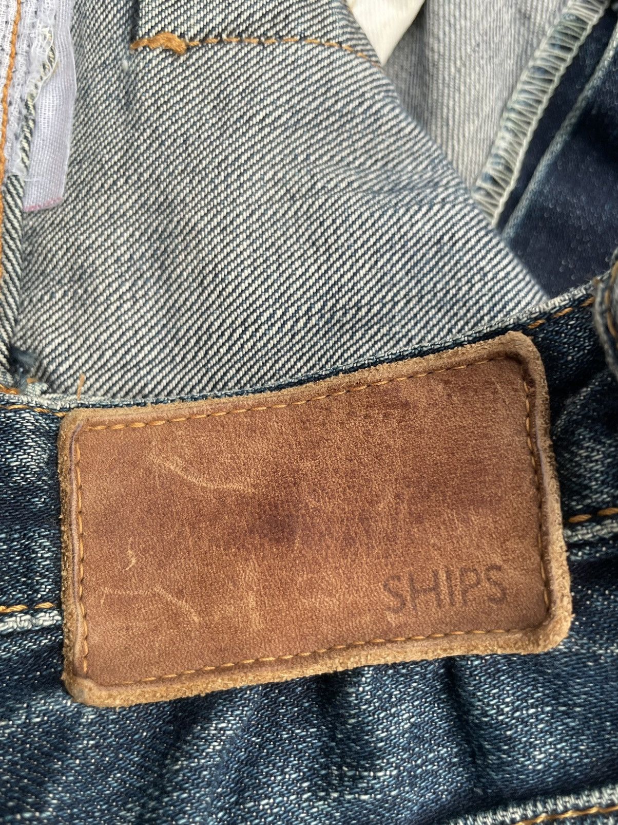 Japanese Brand Ships Redline Selvedge Denim Size US 36 / EU 52 - 16 Thumbnail
