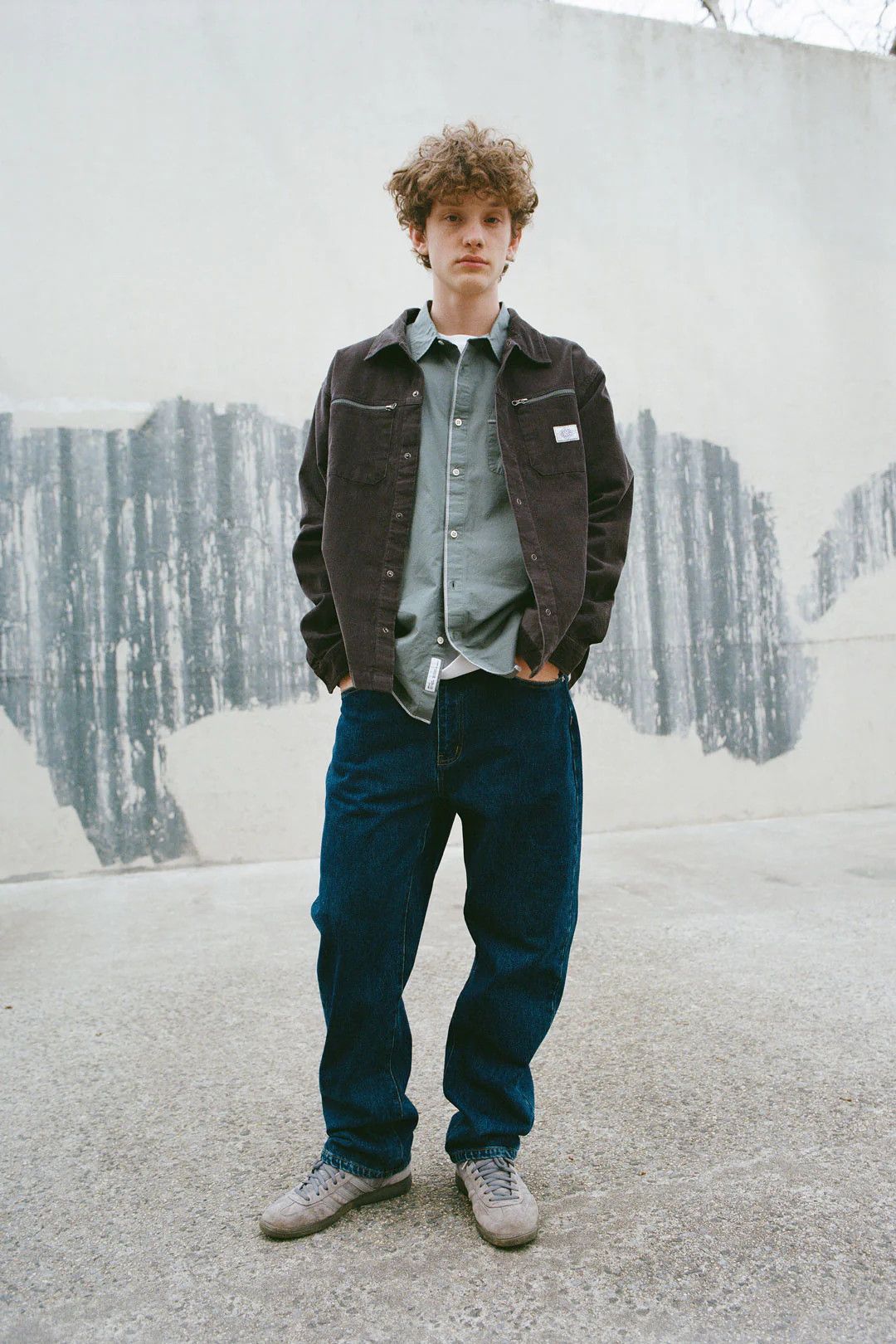 Adsum 💚 Adsum 14W Corduroy Workshirt Charcoal Medium NEW Size US M / EU 48-50 / 2 - 4 Thumbnail
