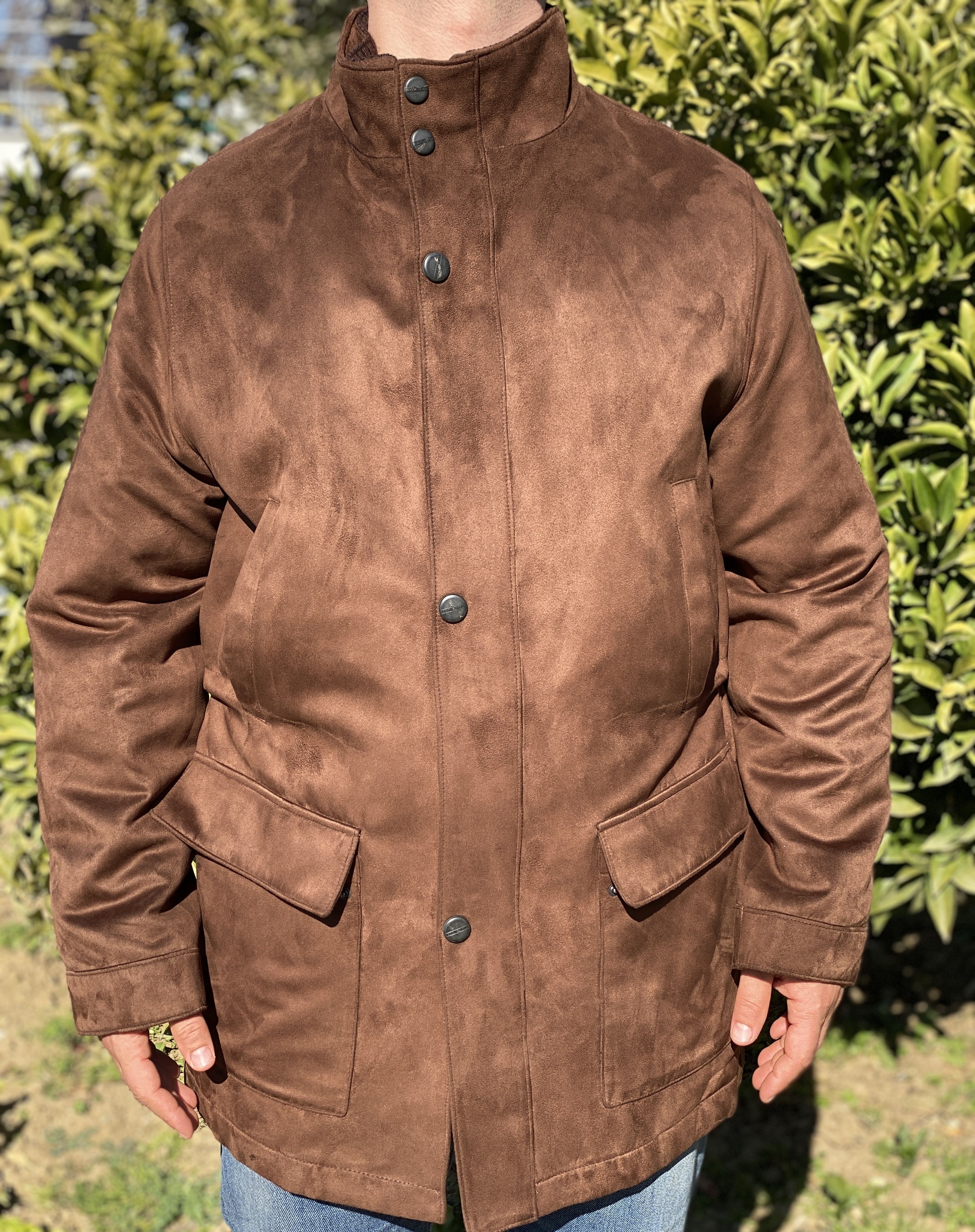 Corneliani Corneliani ID Suede Look Technical Field Jacket Coat 52 R Size US L / EU 52-54 / 3 - 9 Thumbnail