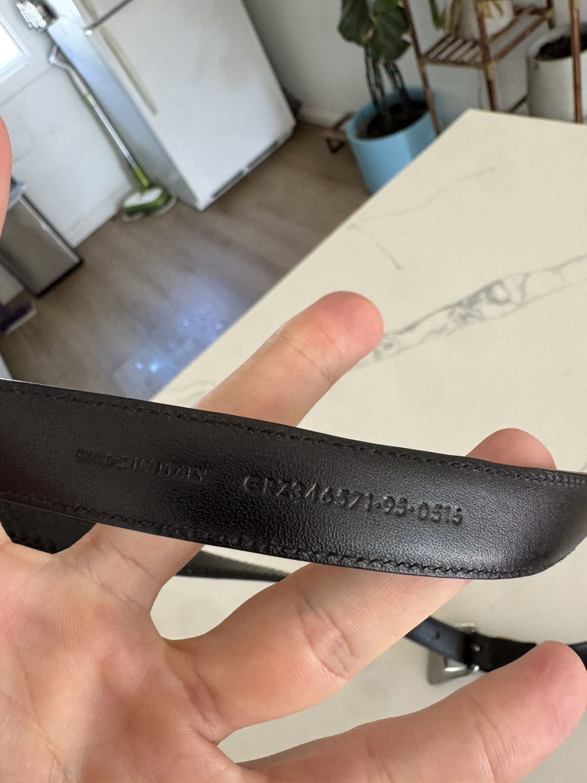 Saint Laurent Paris Hedi SS14 Python Western Belt 95 Size 36 - 5 Thumbnail