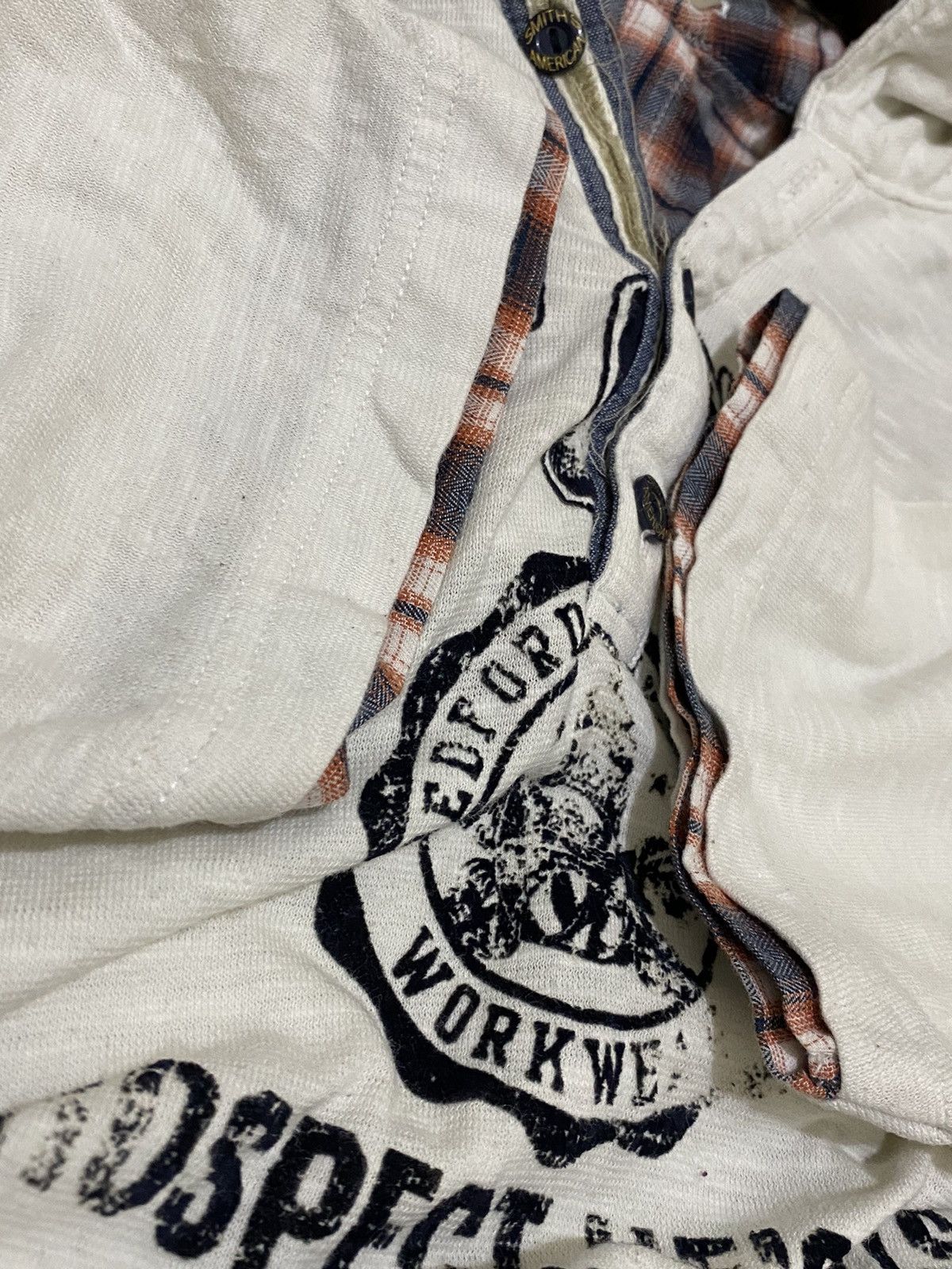 If Six Was Nine × Japanese Brand × Levi's Smit’h American Double Layer T shirt Size US L / EU 52-54 / 3 - 11 Thumbnail