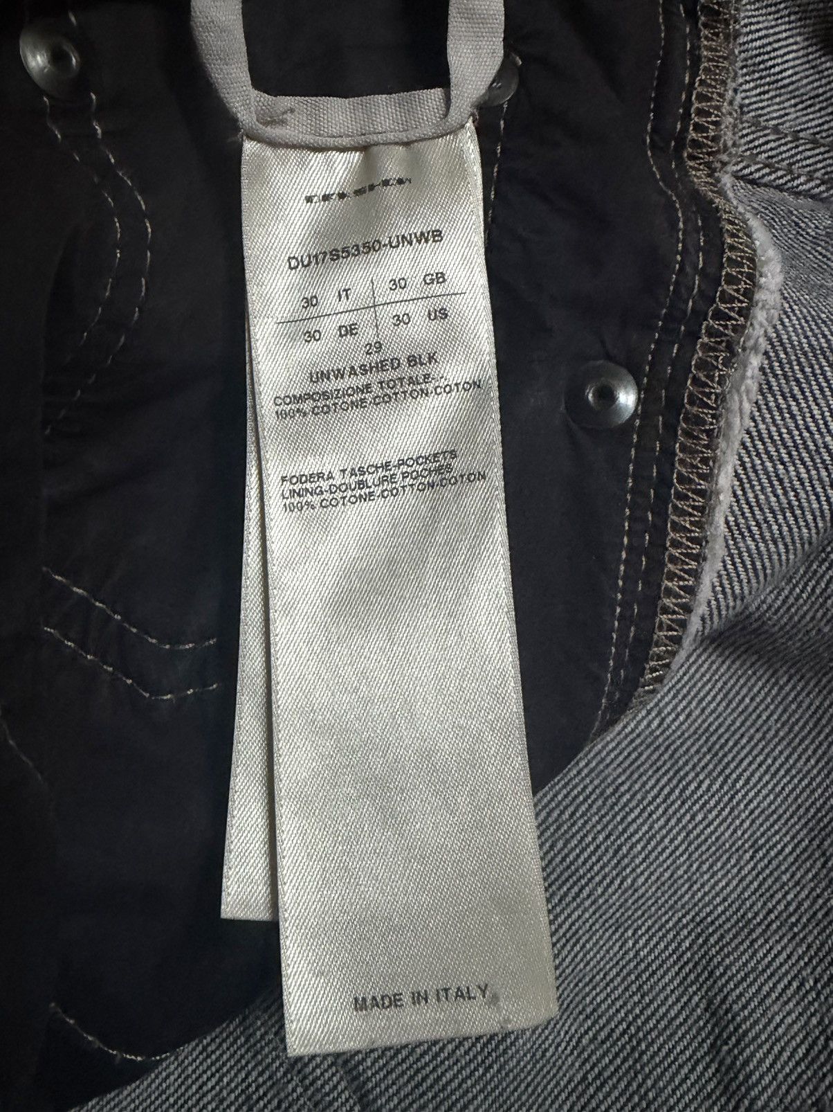 Rick Owens Rick Owens UNBW Detroit Cut Denim Size US 30 / EU 46 - 7 Thumbnail