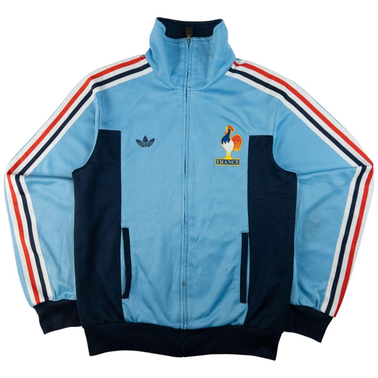Adidas Vintage Adidas France Zip Up Jacket Size M Size US M / EU 48-50 / 2 - 1 Thumbnail