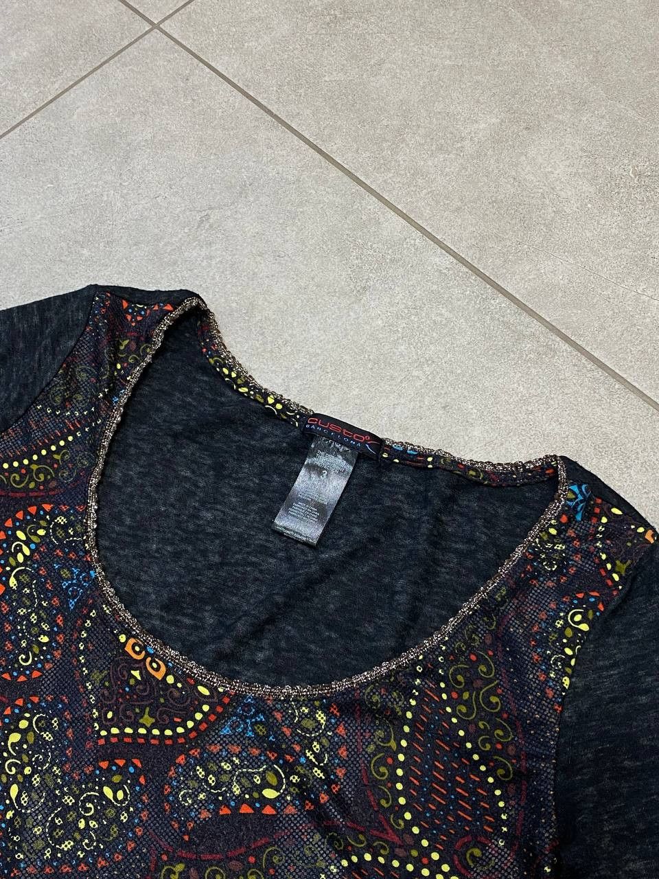 Custo Barcelona Vintage Custo Barcelona Y2K Print Viscose Printing Blouse Size L / US 10 / IT 46 - 10 Thumbnail