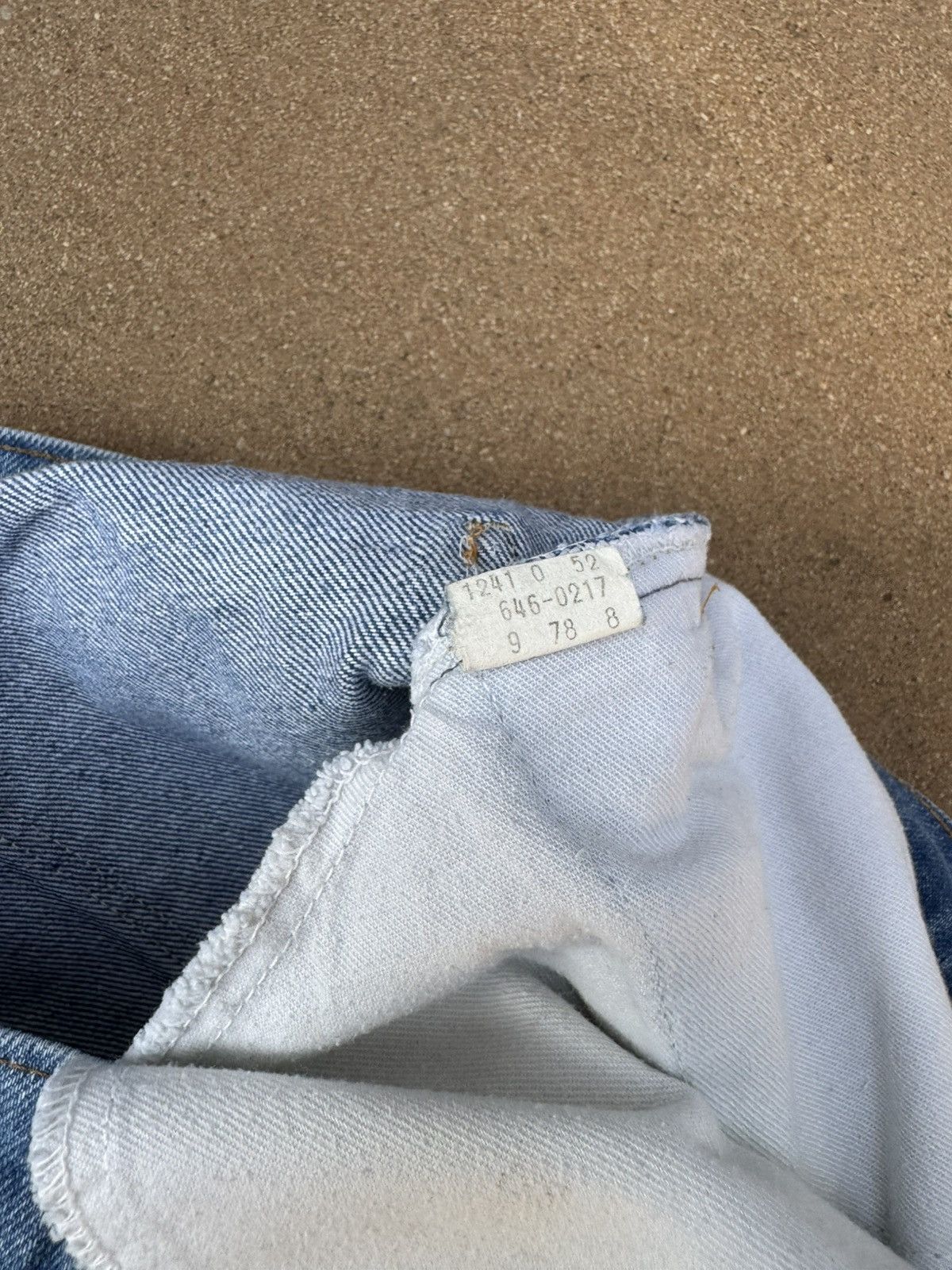 Levi's Vtg 70’s Levi’s 646 Orange Tab Bellbottom Flare Jeans 38x29 Size US 38 / EU 54 - 5 Thumbnail