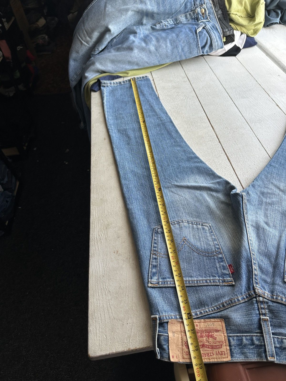 Levi's 🚨Vintage 90s Levis Jeans 501 LEGEND y2k Light Wash Denim Size US 28 / EU 44 - 14 Thumbnail