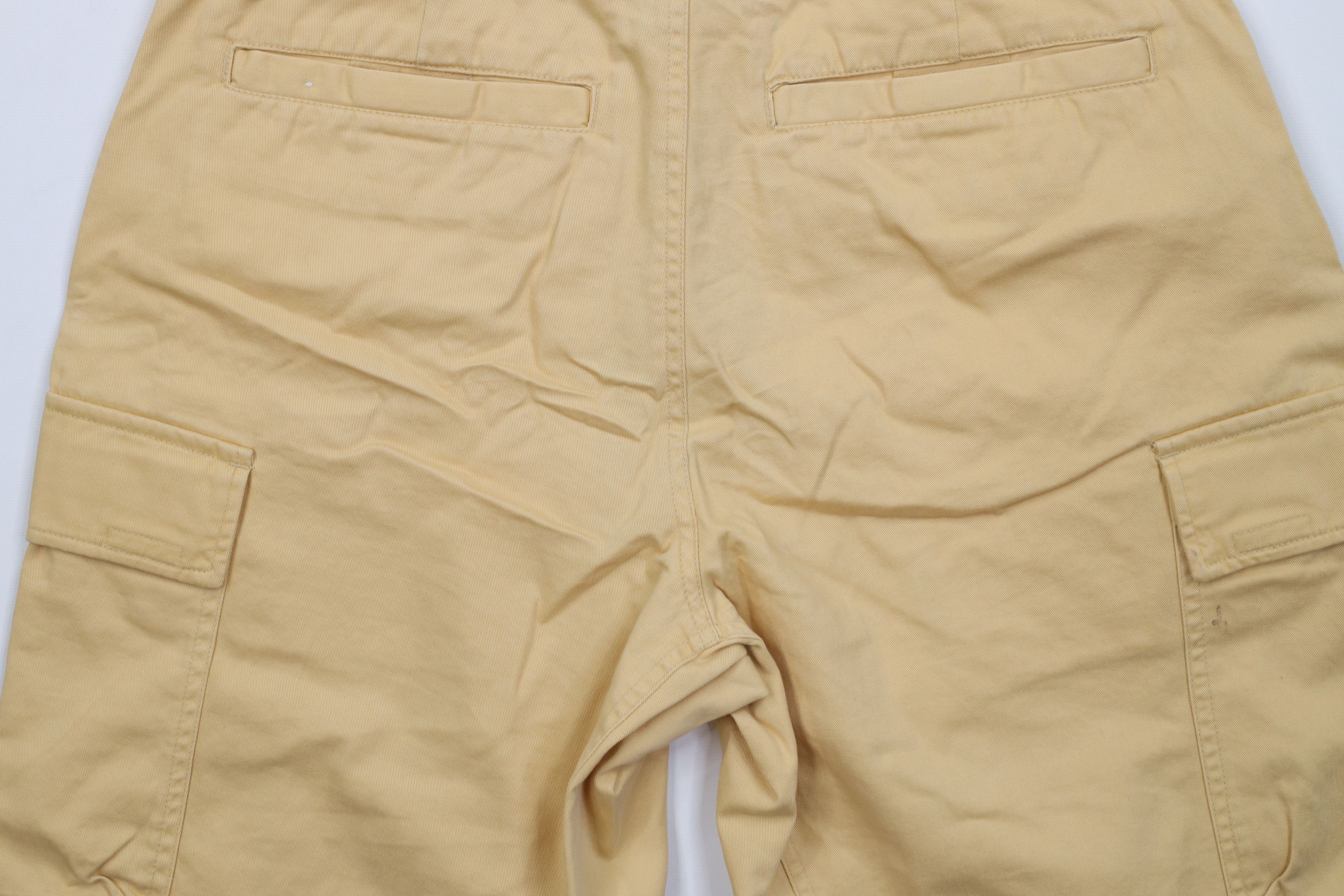 Columbia Vintage Columbia Relaxed Fit Cargo Shorts Yellow Cotton Size US 32 / EU 48 - 10 Thumbnail