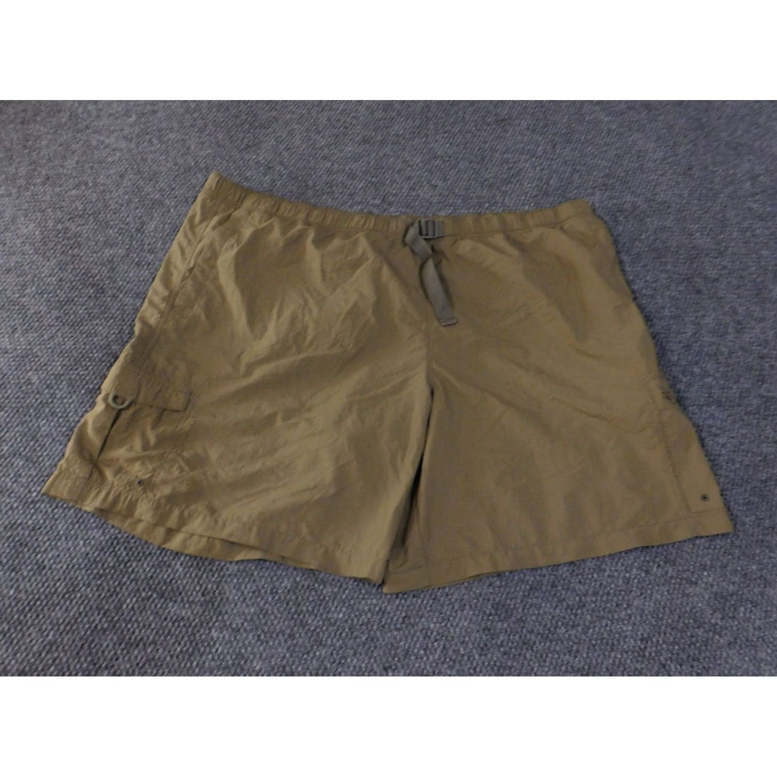 Vintage Columbia Cargo Shorts Mens 4XL Brown Nylon Polyester Outdoor Hiking Fishing Omni Shade Pockets Size US 39 - 2 Thumbnail