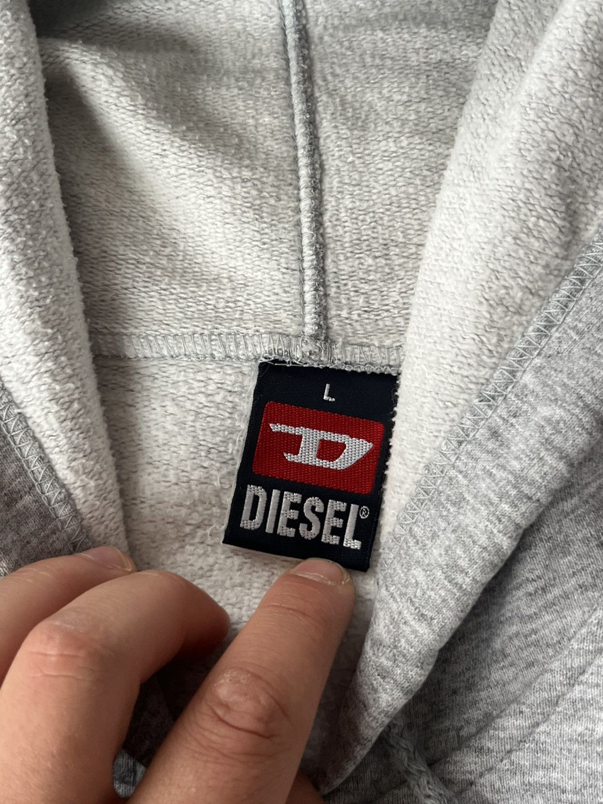 Diesel Vintage Japanese Brand Zip Hoodie Diesel Streetwear Size US L / EU 52-54 / 3 - 6 Thumbnail