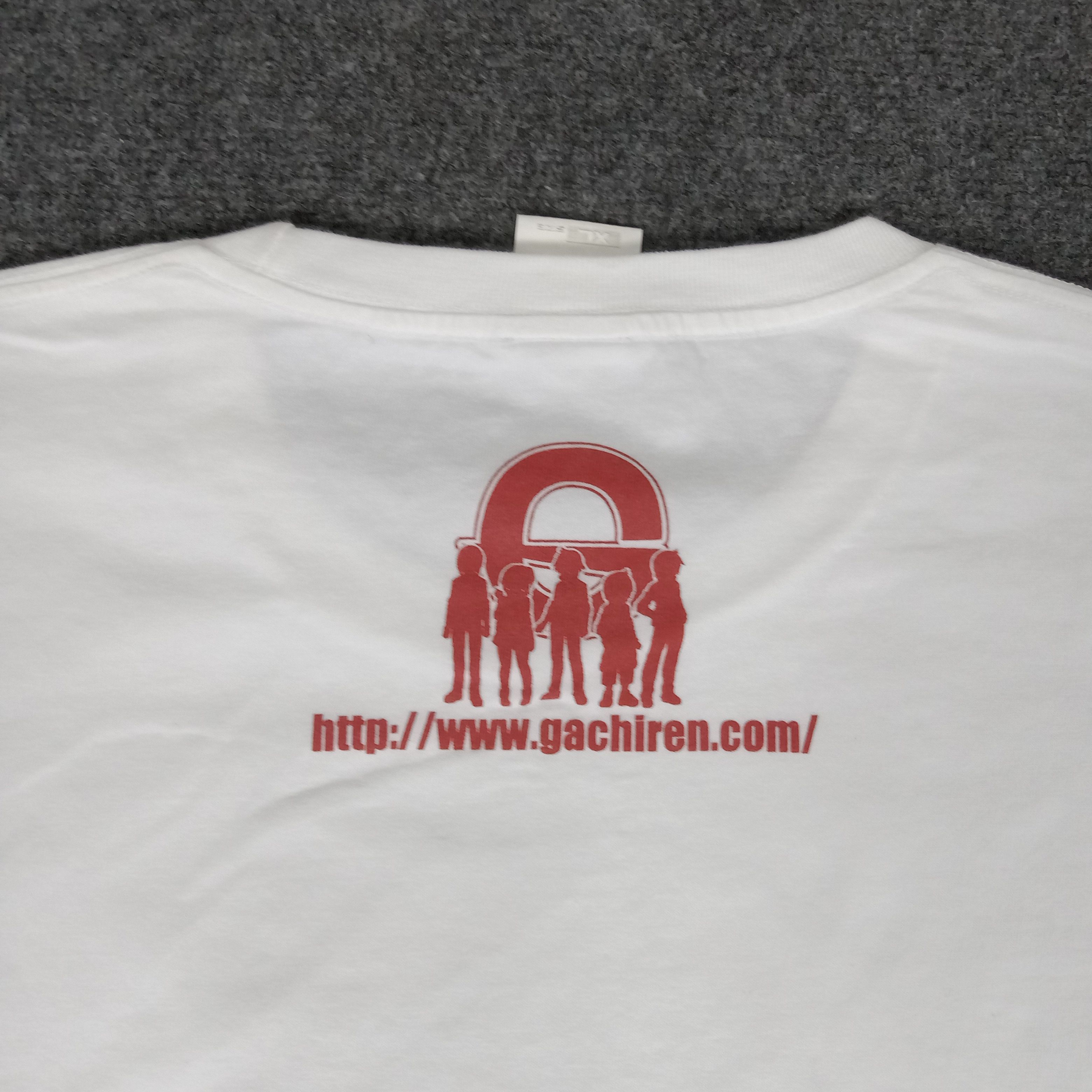 Cartoon Network × Japanese Brand × Vintage Power Ranger Gachiren Japanese Anime Tshirt Size US L / EU 52-54 / 3 - 6 Thumbnail