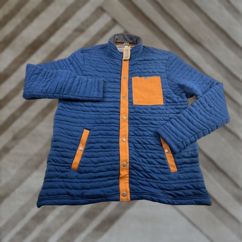 CO Duluth Flintlock Jacket Mens Large Blue Full Snap Insulated NWT Duluth Trading Co Casual Outdoors Style Basic Jacket Size US L / EU 52-54 / 3 - 1 Thumbnail