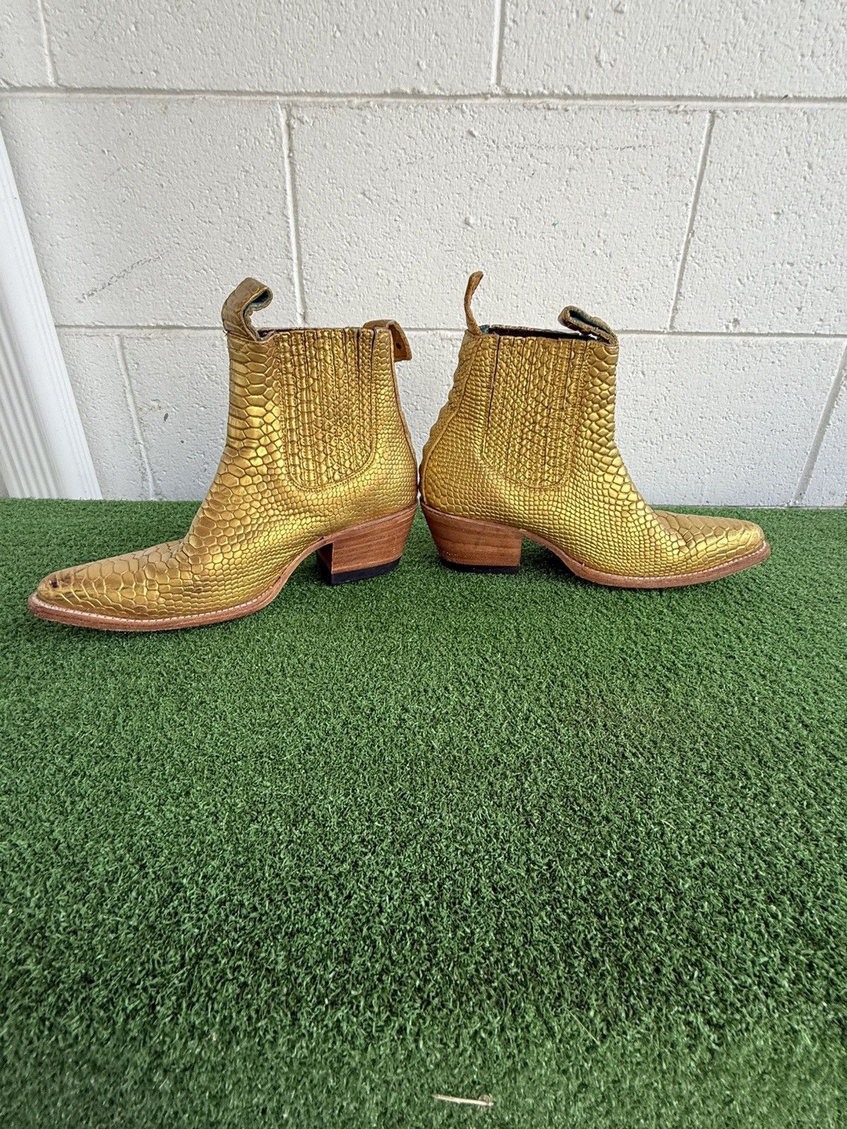 Other ps kaufman gold Western Chelsea Ankle Boots Cowboy SZ 7 Size US 7 / IT 37 - 9 Thumbnail