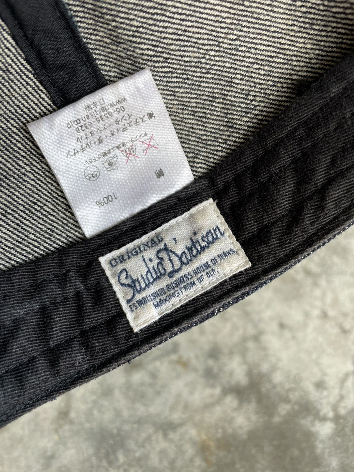 Japanese Brand Studio D Artisan Denim Full Cap Size ONE SIZE - 9 Thumbnail
