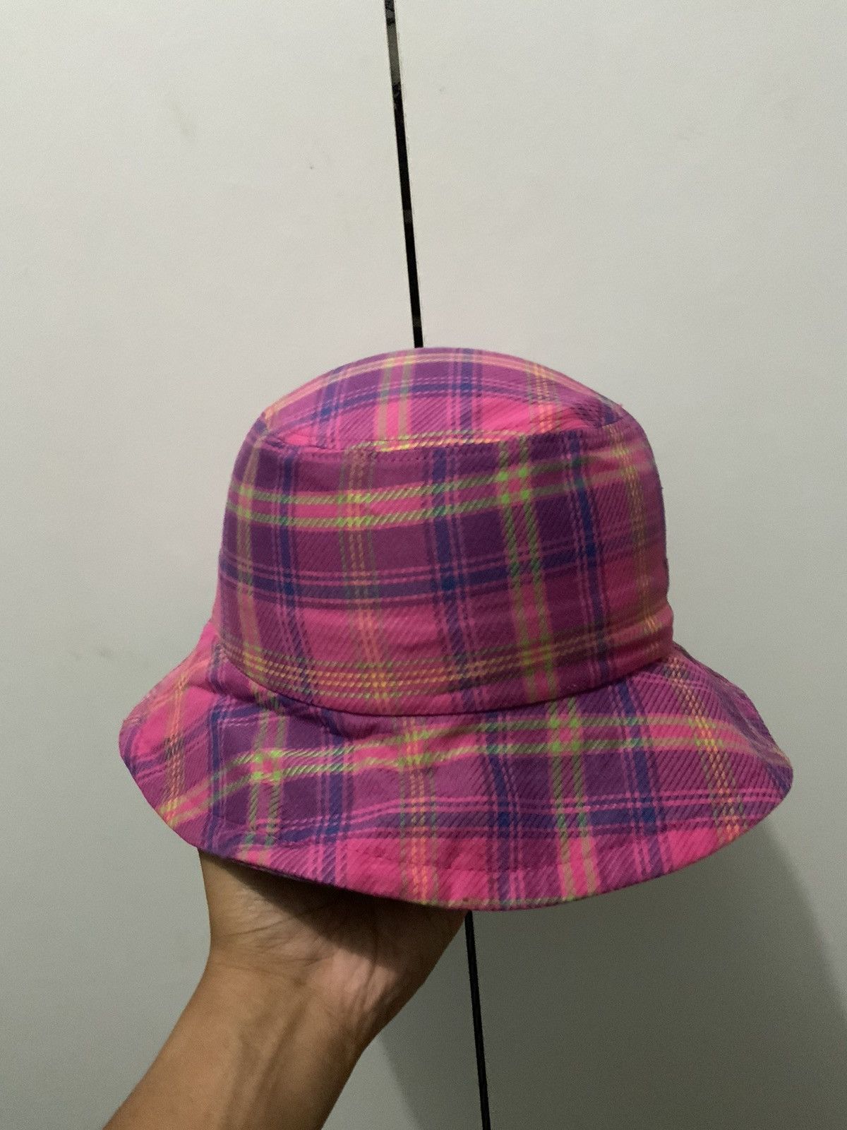 Japanese Brand Florida Keys Plaid Bucket Hat Size ONE SIZE - 2 Thumbnail